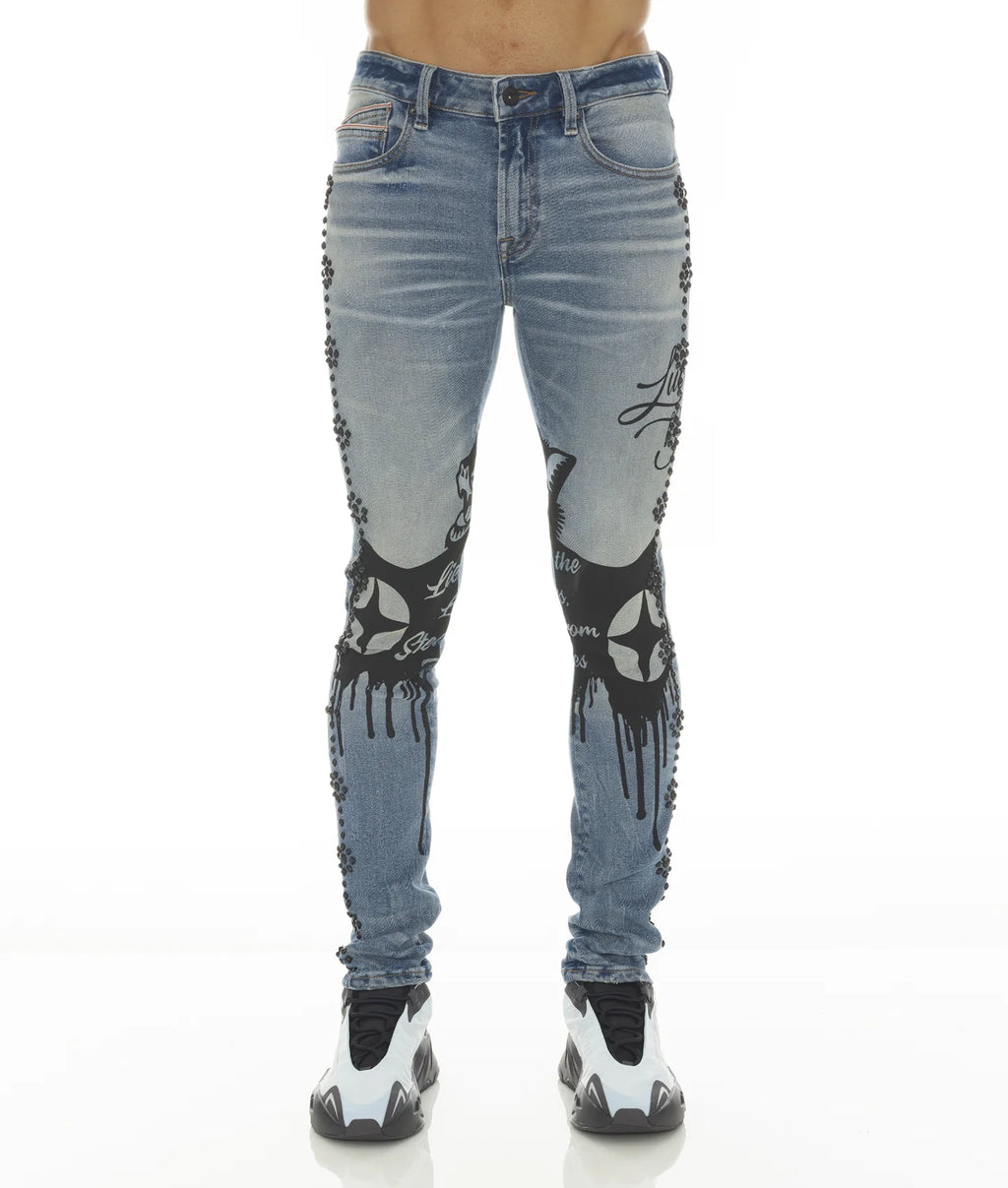 Cult acid skinny denims