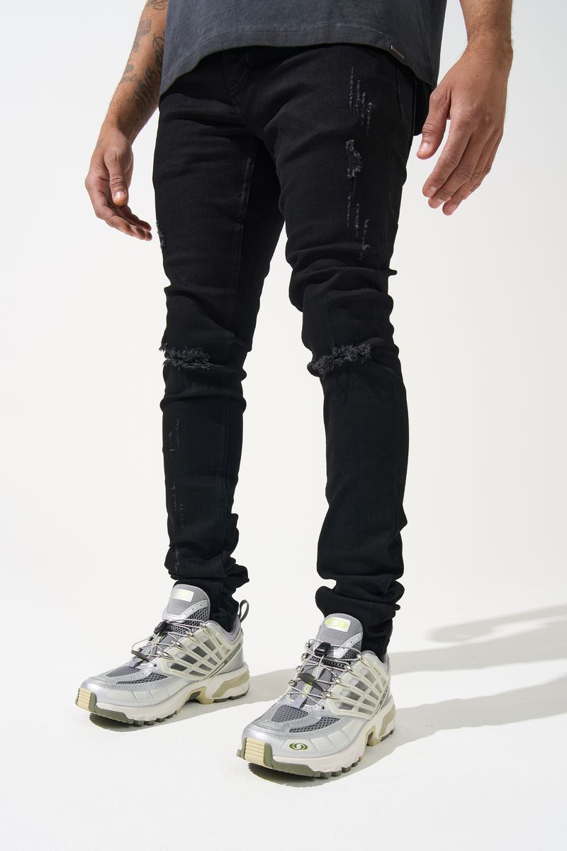 Serenede blk midnight denims
