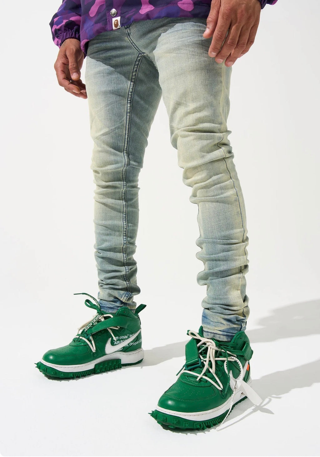 Serenede espresso fitted denims