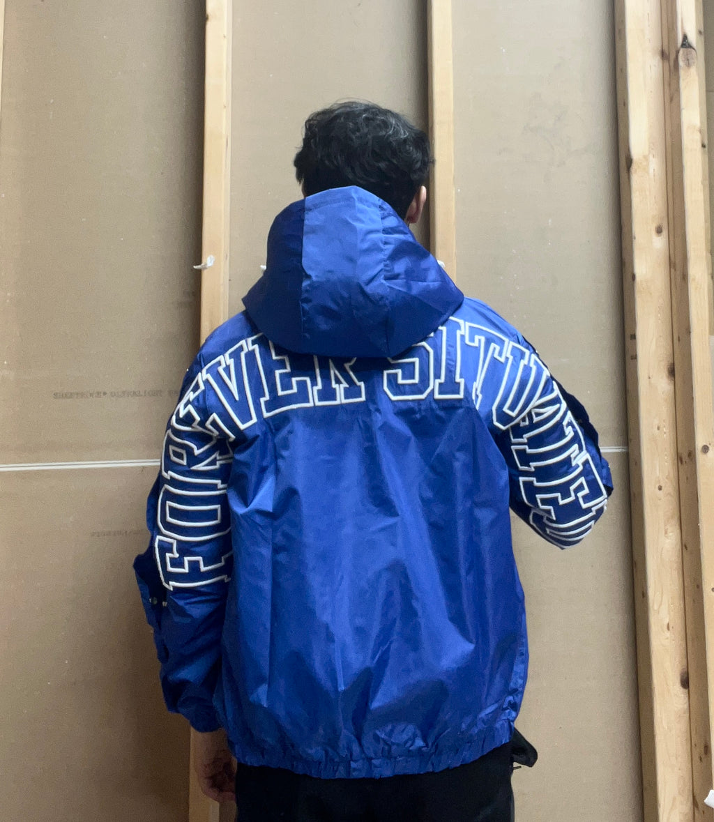 Foreversit blue nylon jacket