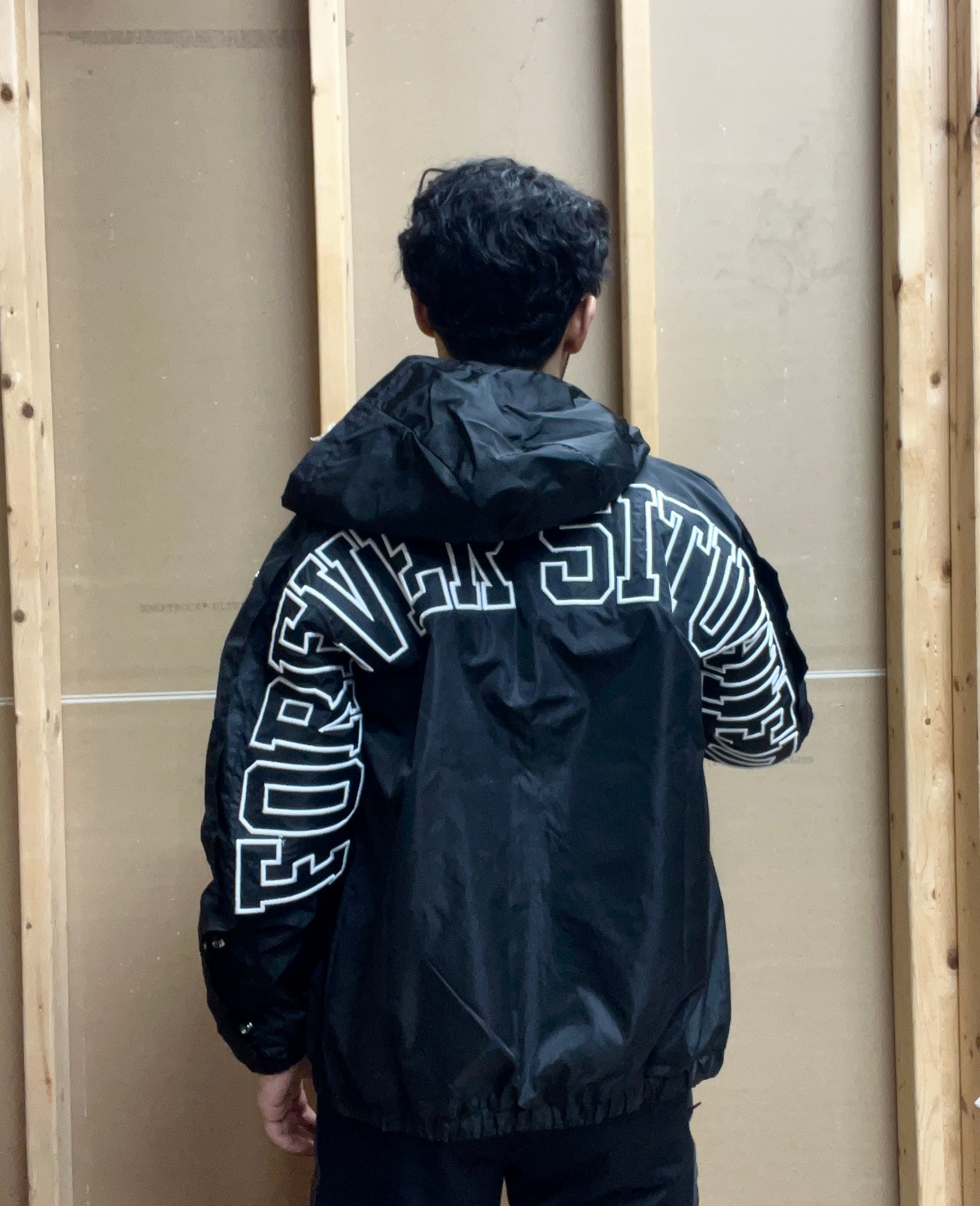 Foreversit blk nylon jacket