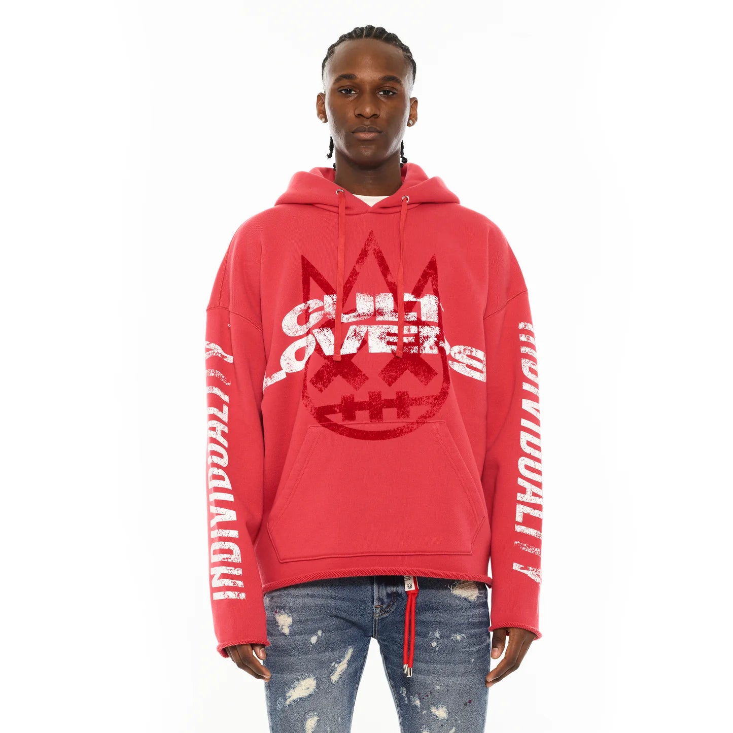 Cult red lovers hoodie