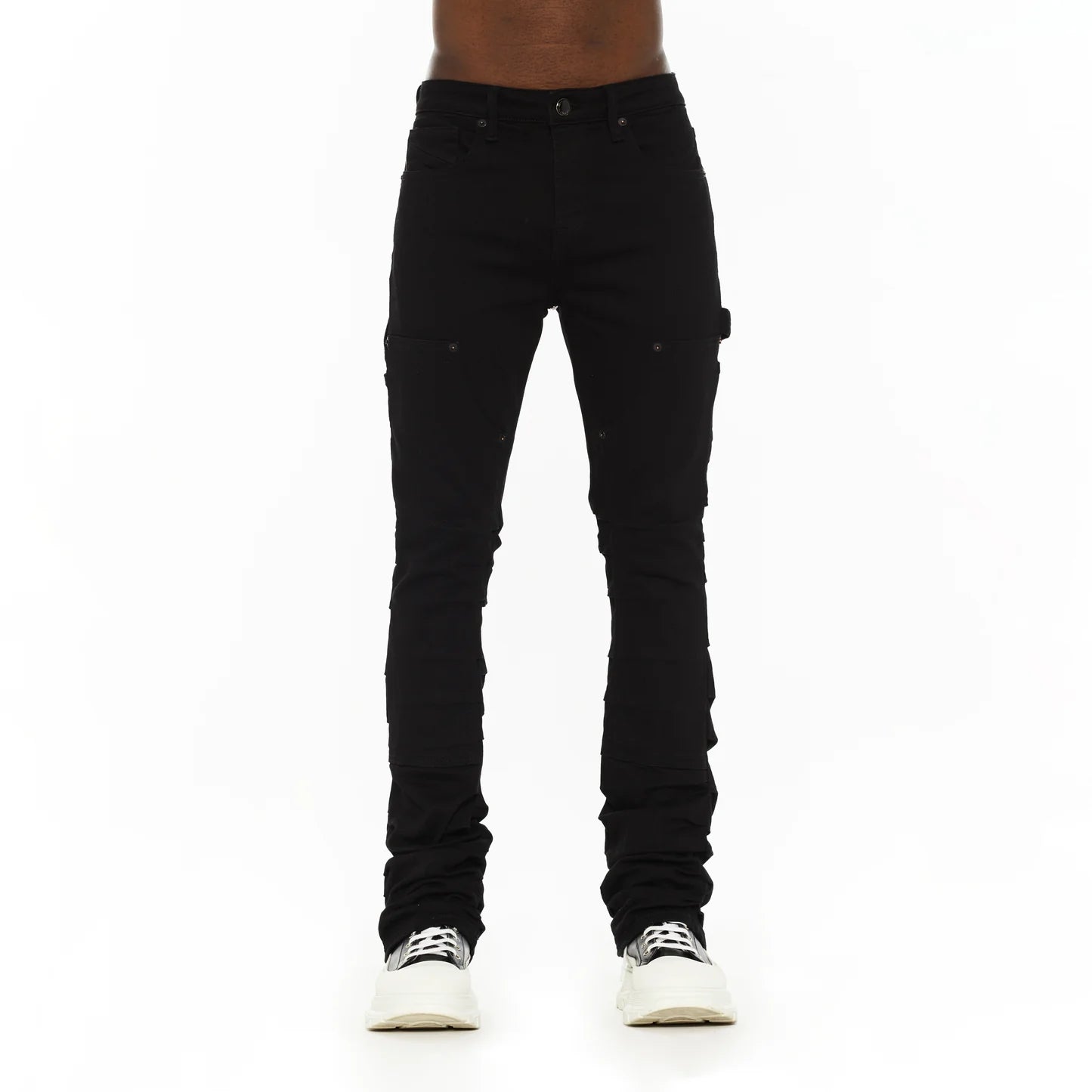 Hvman blk bootcut denims