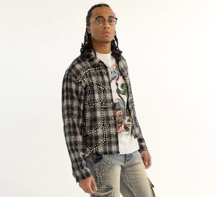 Kindred studded button up shirt