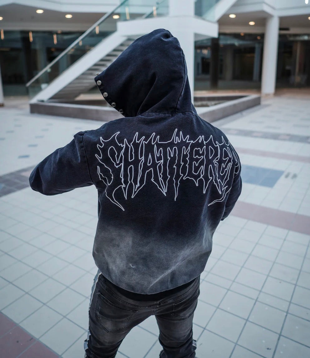 Shattered smoke fade jacket