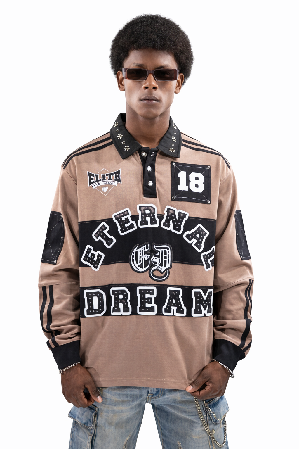 elite mocha eternal polo shirt