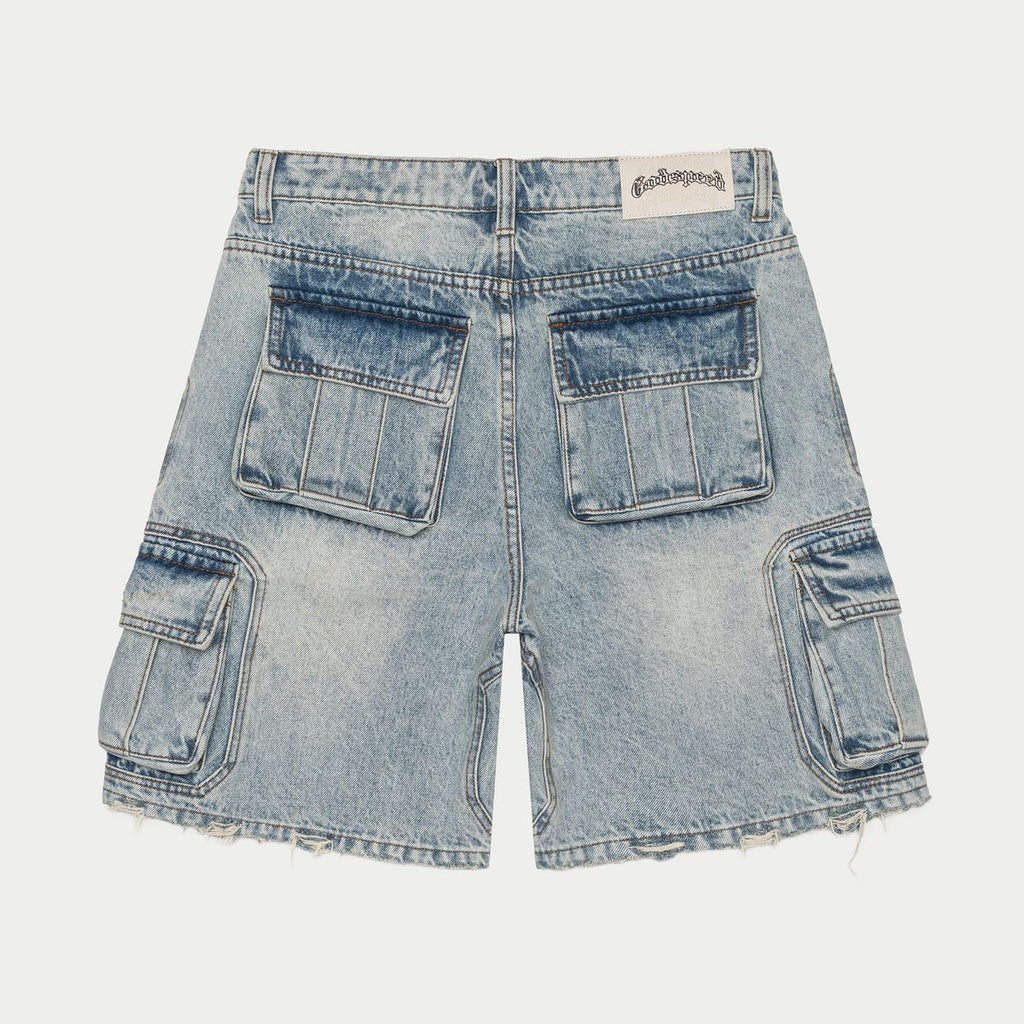 godspeed blu octa denim shorts