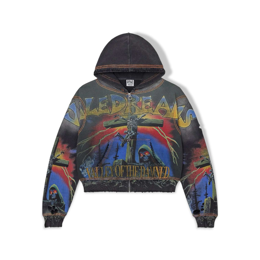 Vale blk damned hoodie