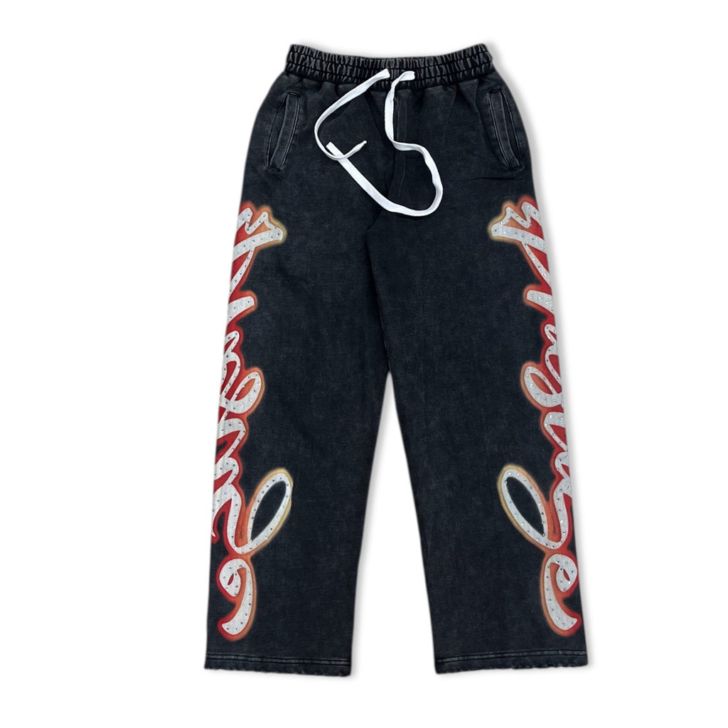 Prestige red angel sweatpants