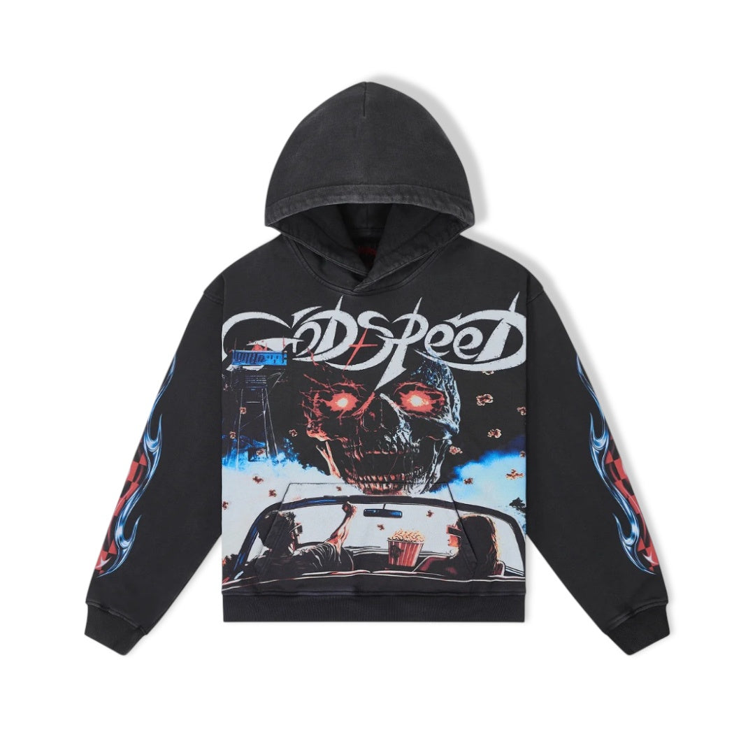 Godspeed blk drive in hoodie