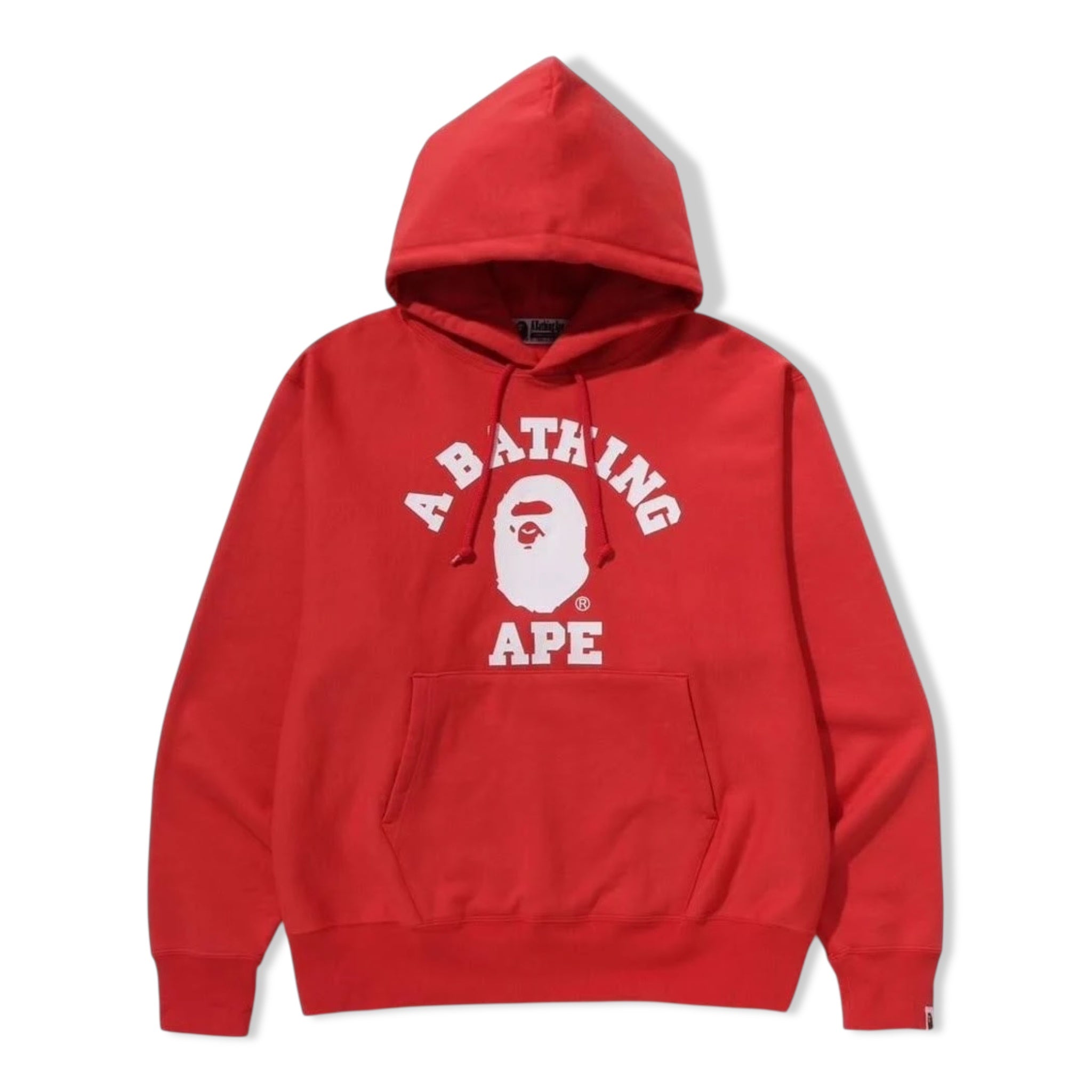 Bape red hoodie