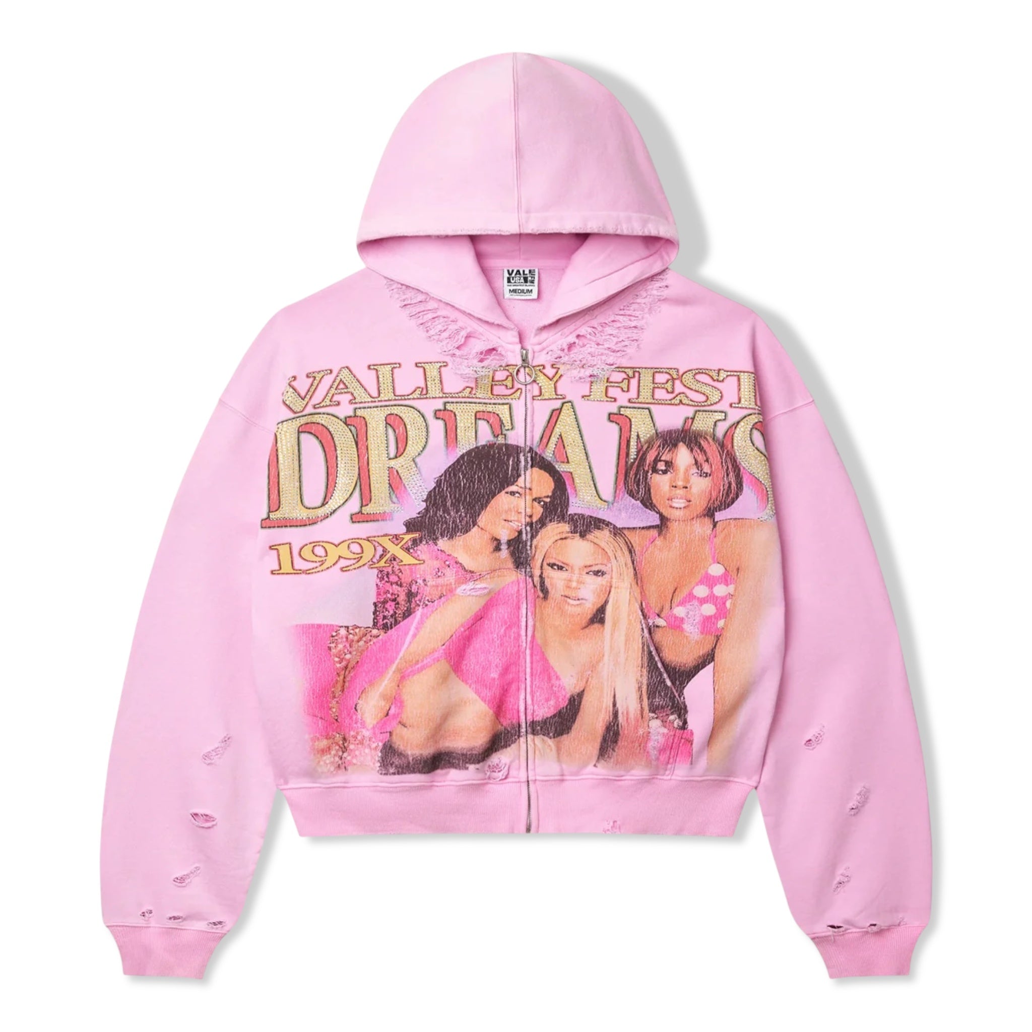 Vale pink hoodie