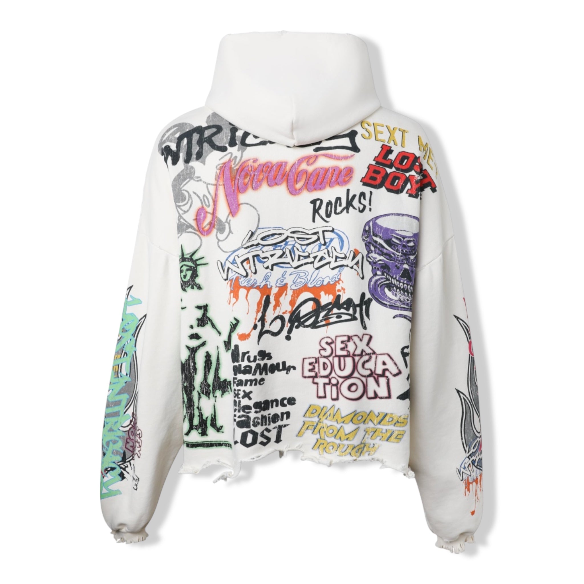 Lostintric off white university hoodie