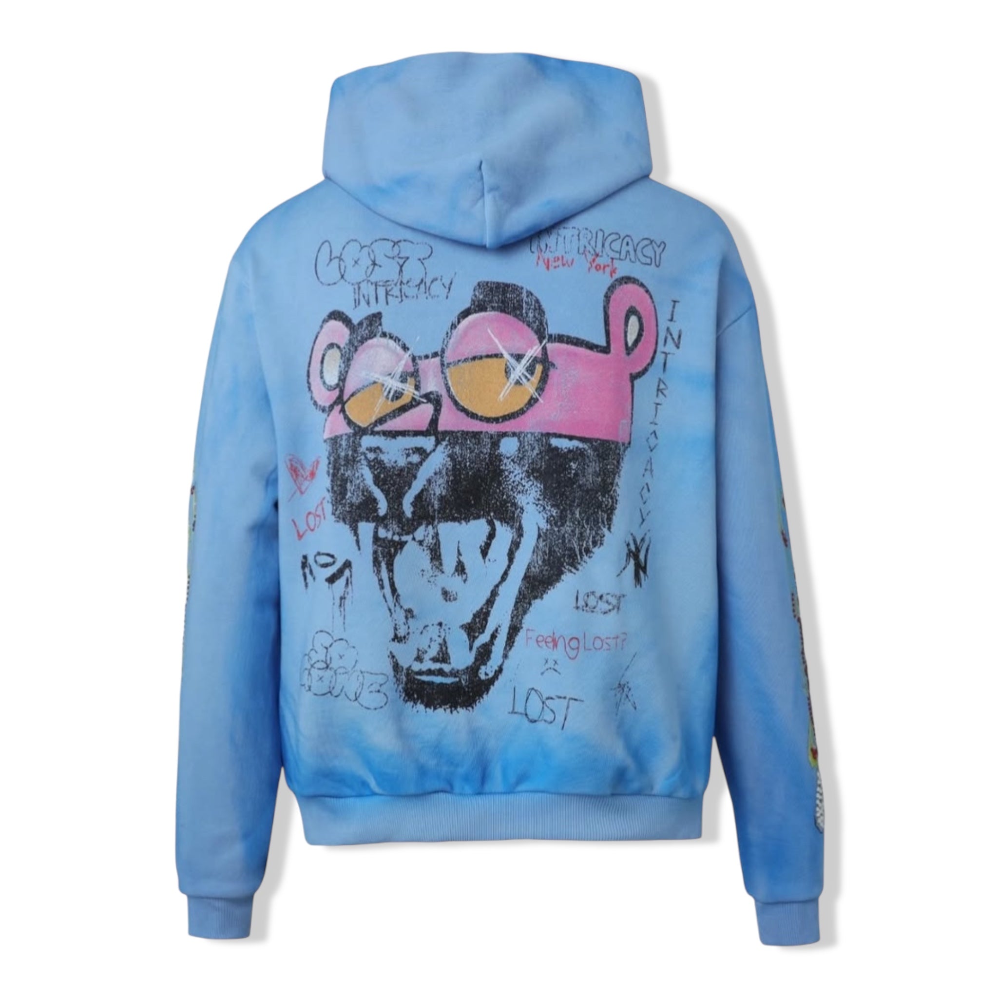 Lostintric blue half amazing hoodie