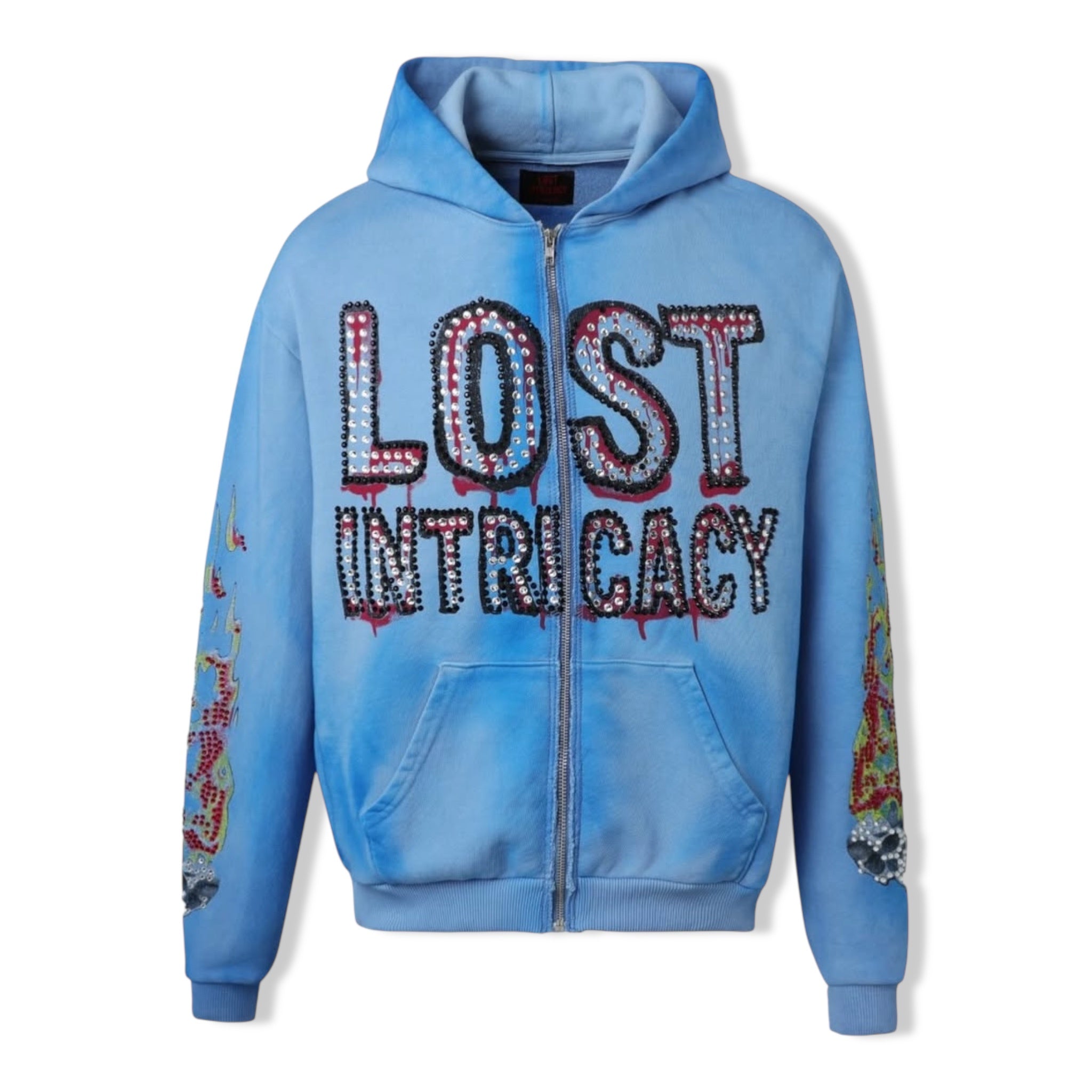 Lostintric blue half amazing hoodie