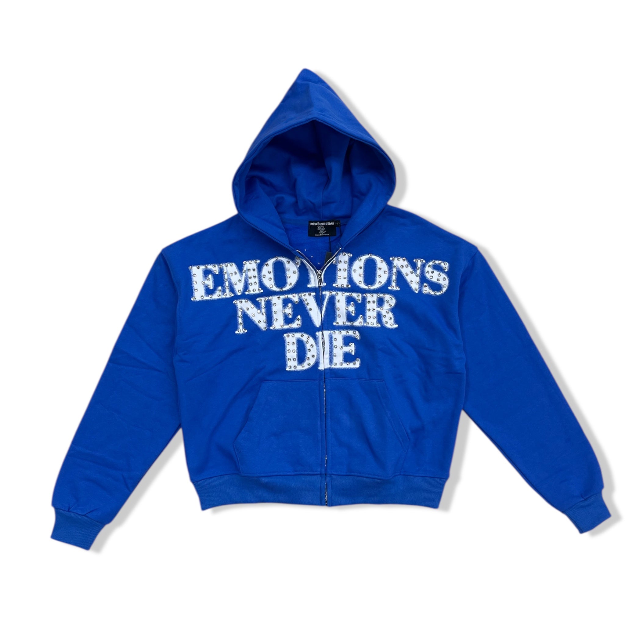 Mixedemo blue end hoodie