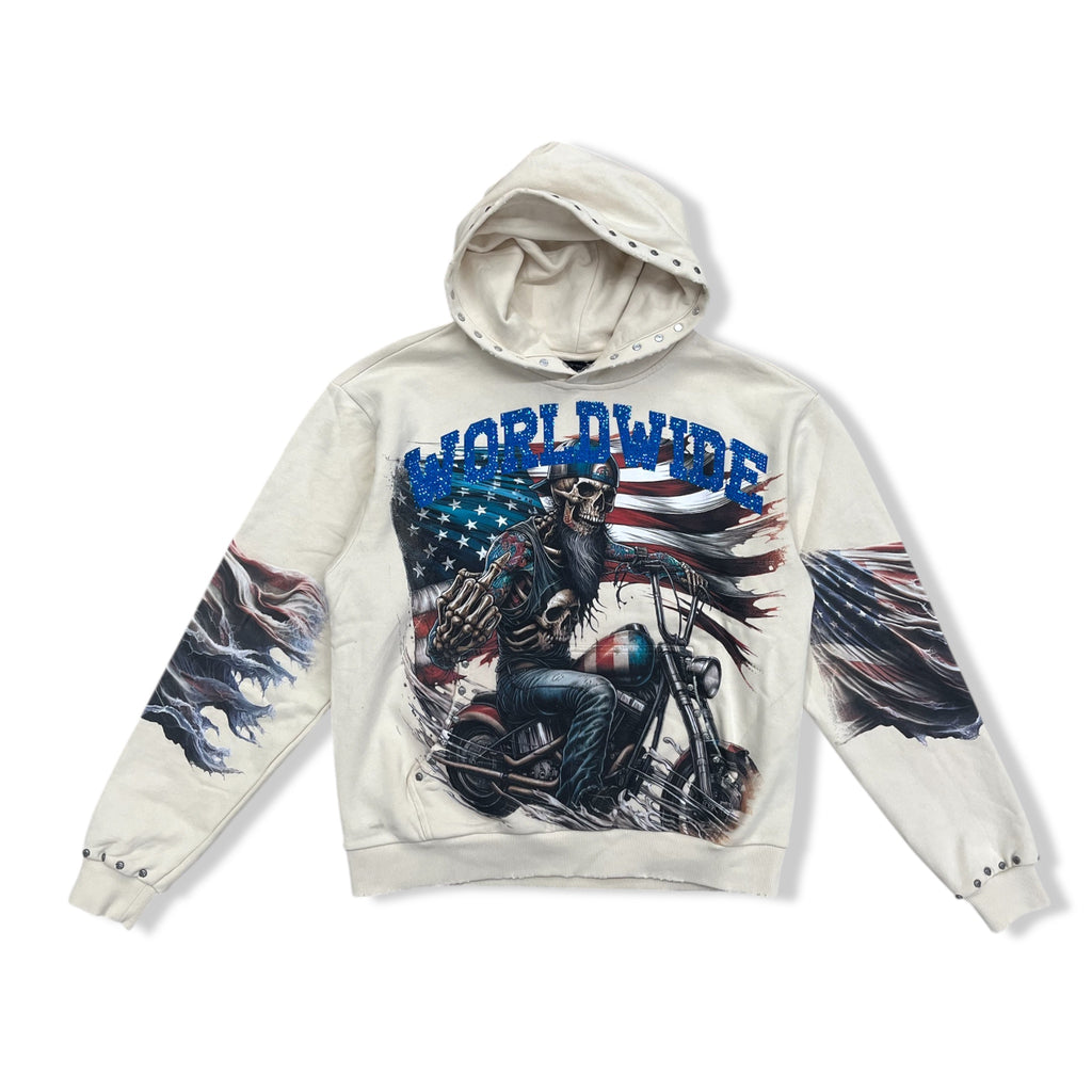 Stray bone worldwide hoodie