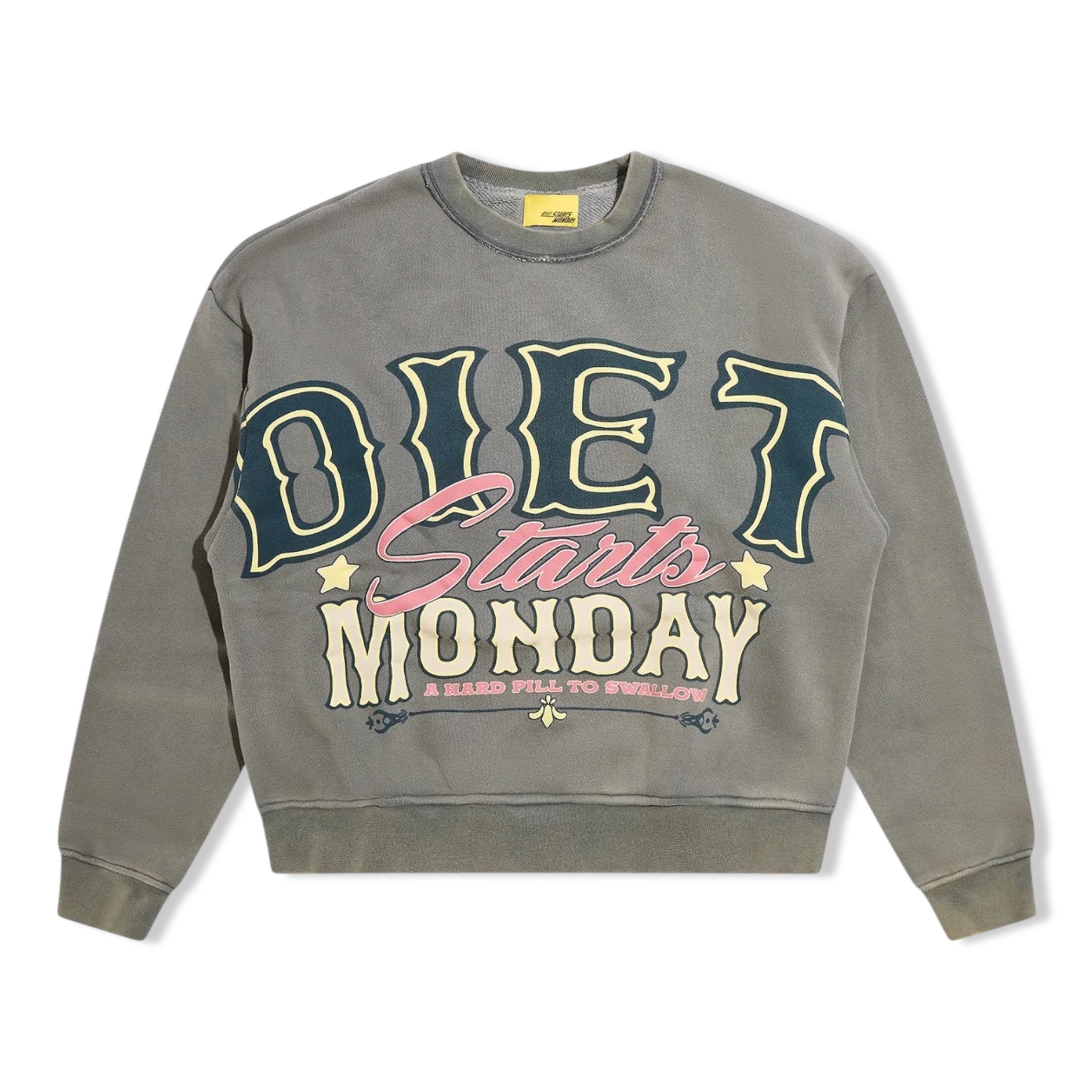 Diet stone washed jumbo sweater