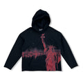 Mrwave blk liberated hoodie