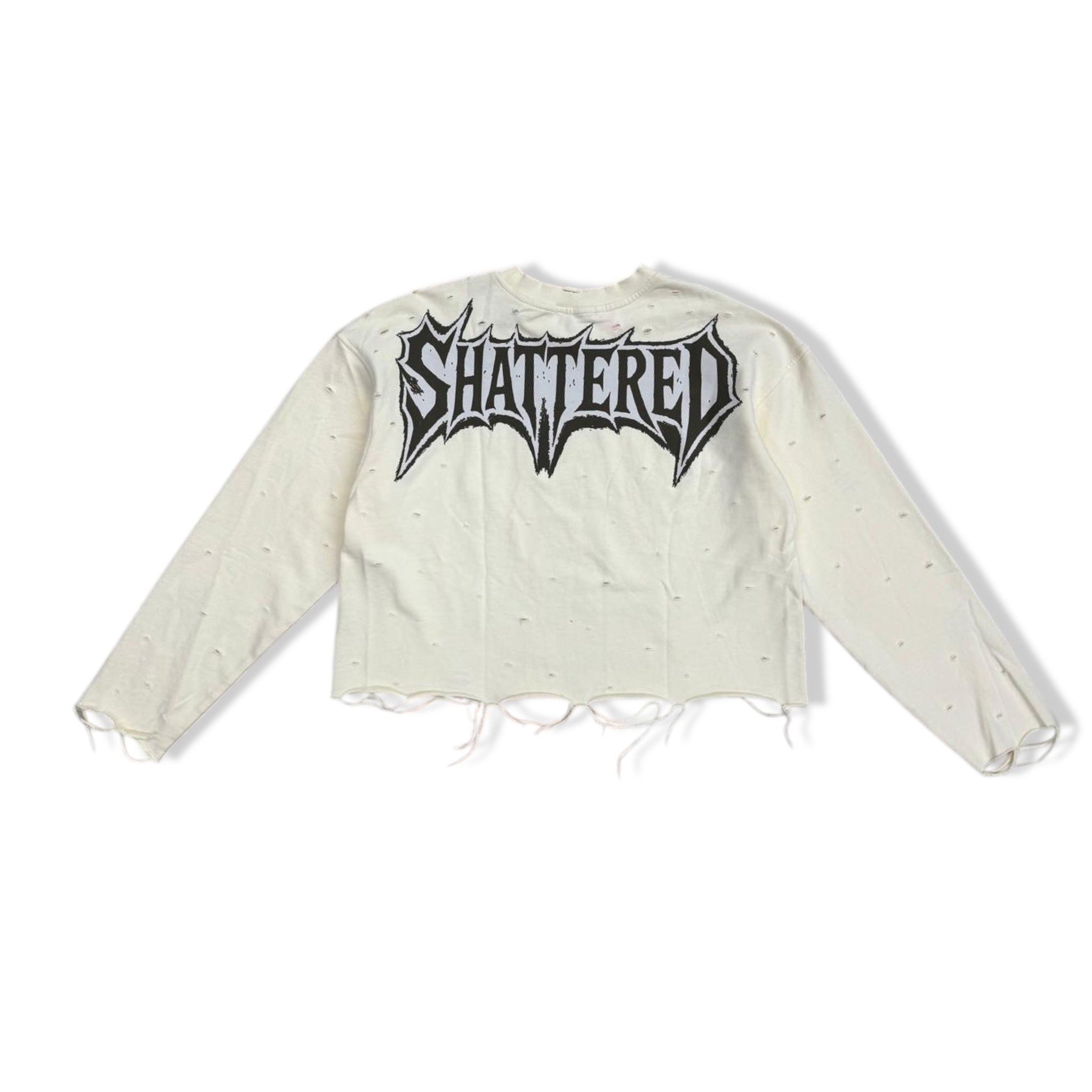 Shattered cream angel sweater
