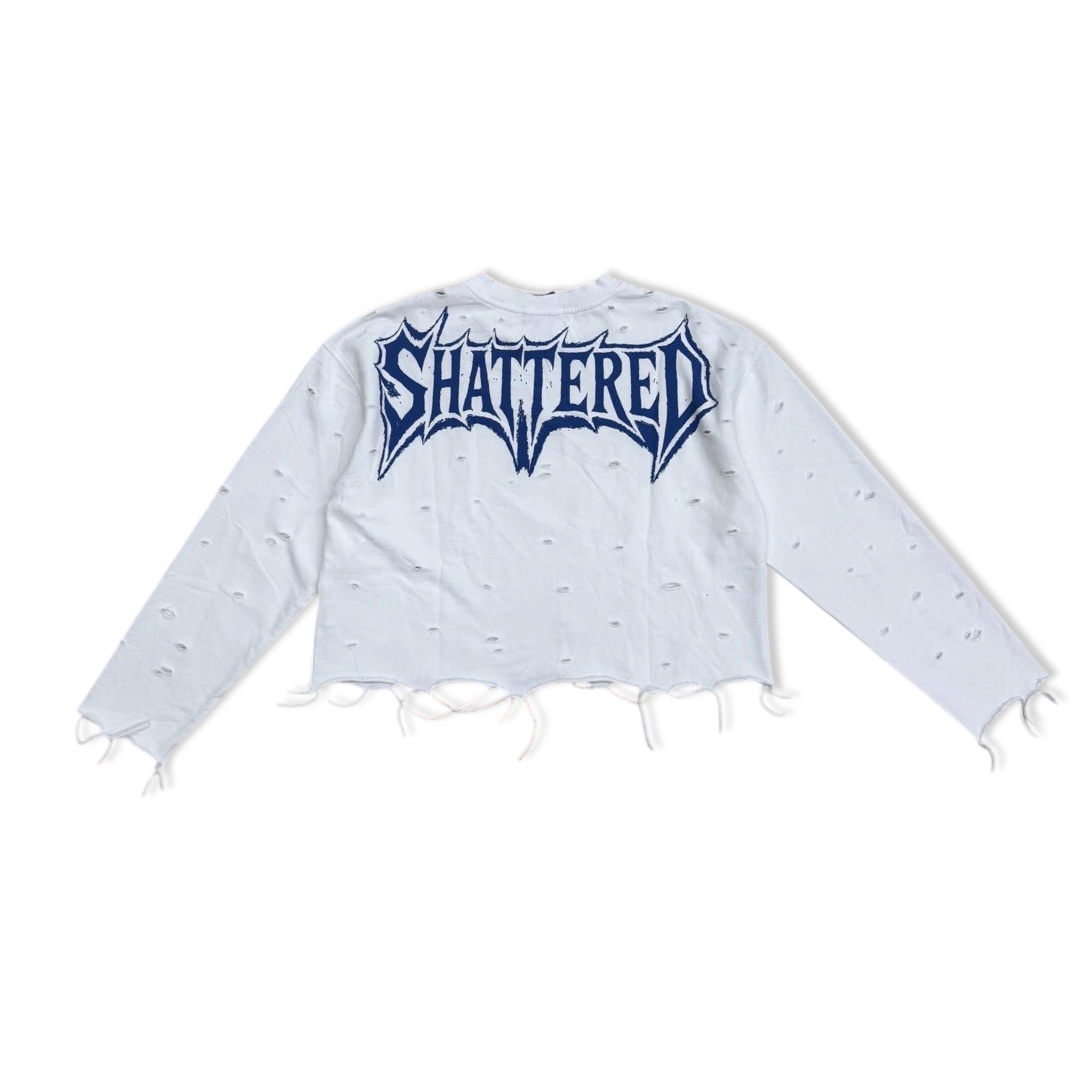 Shattered white angel sweater