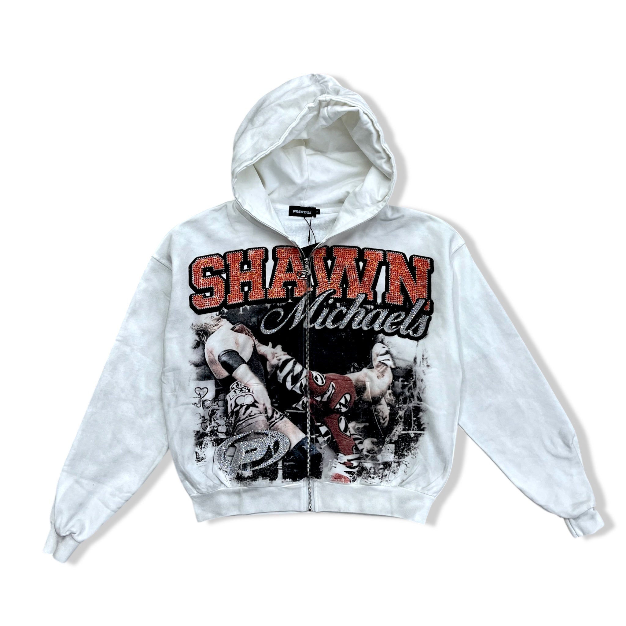 Prestige white heart break kid hoodie