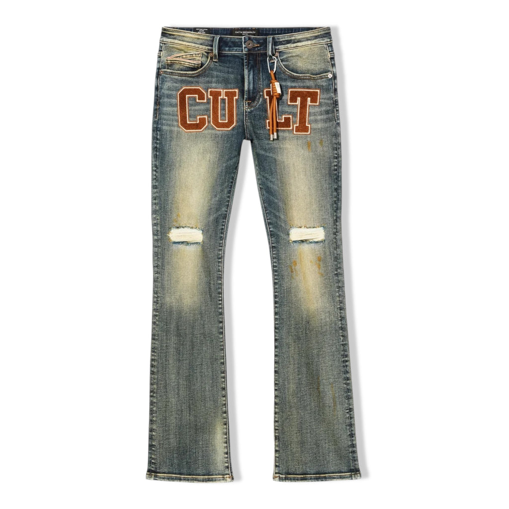 Cult chenille bootcut denims