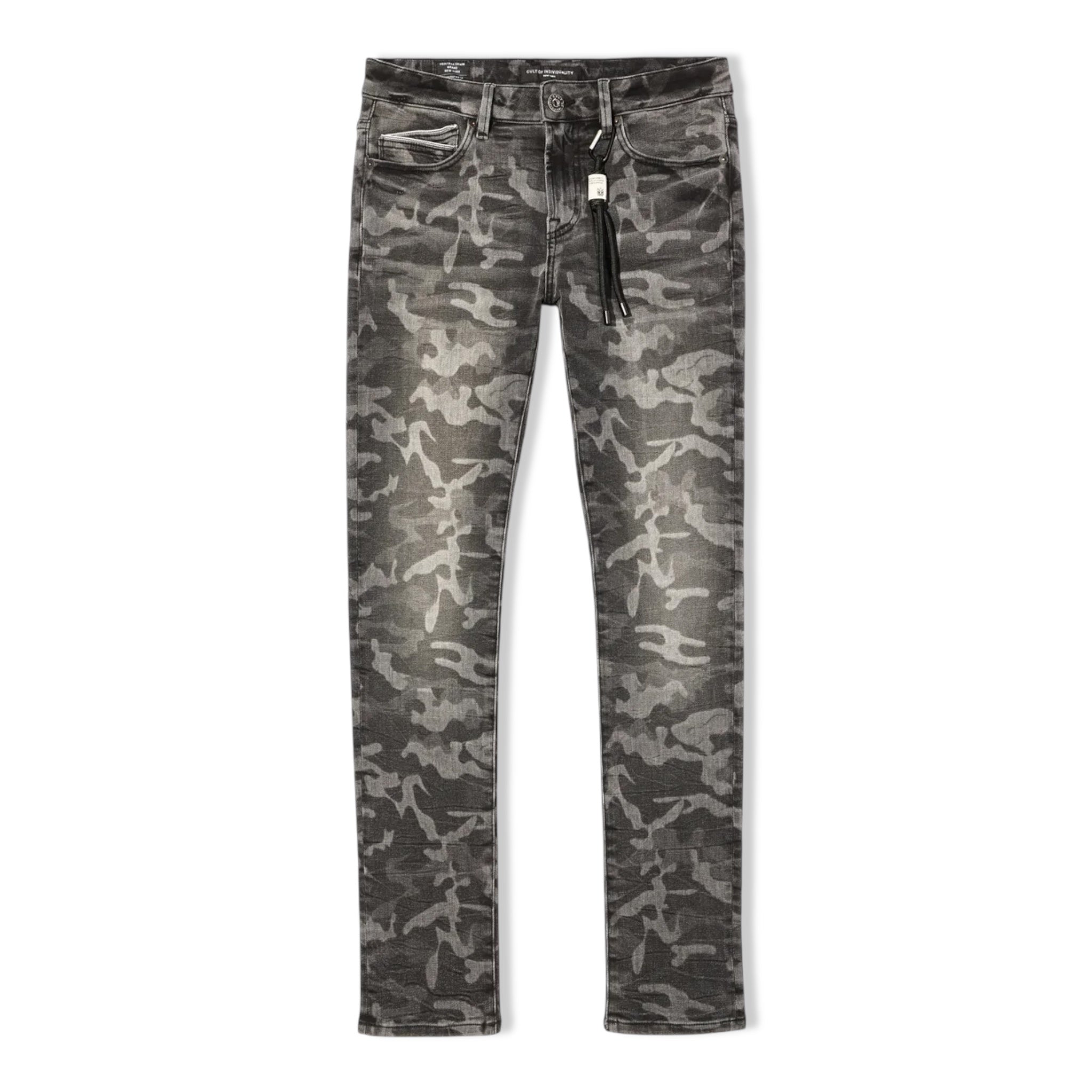 Cult camo skinny denims