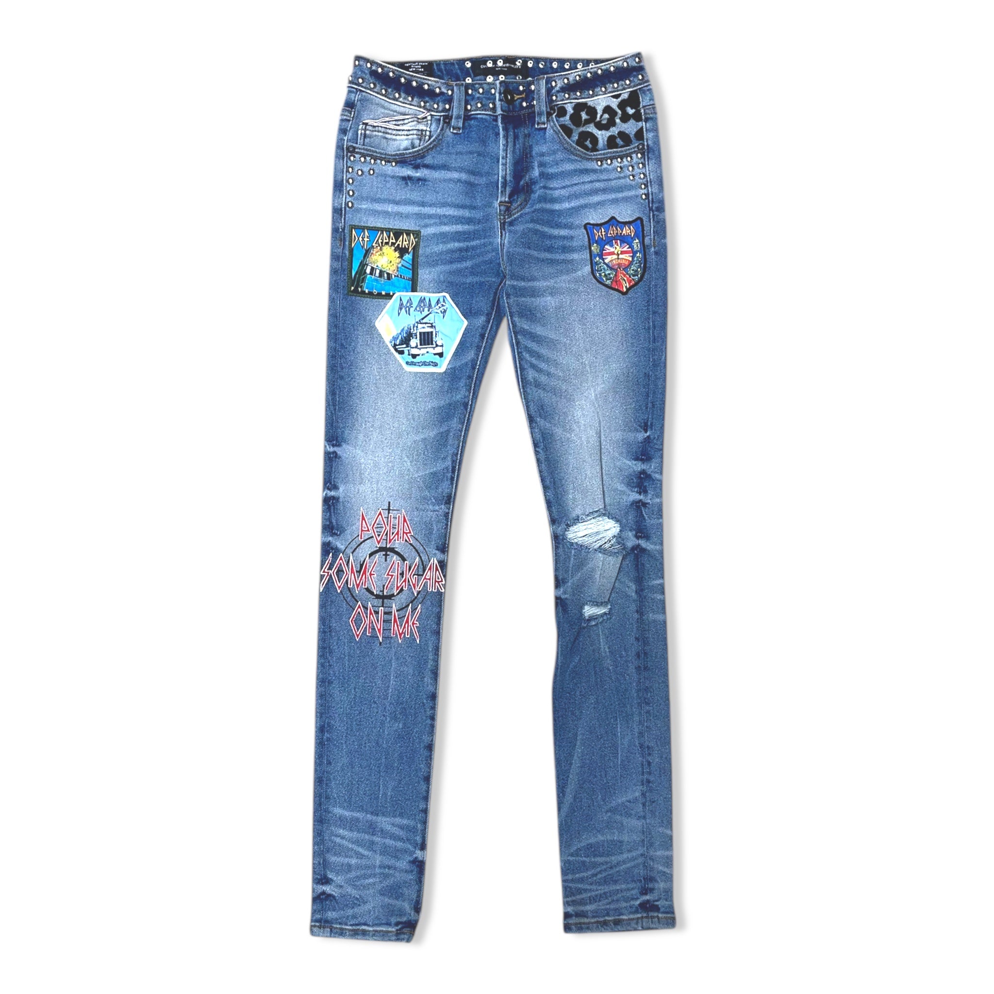 Cult def Leppard skinny denims