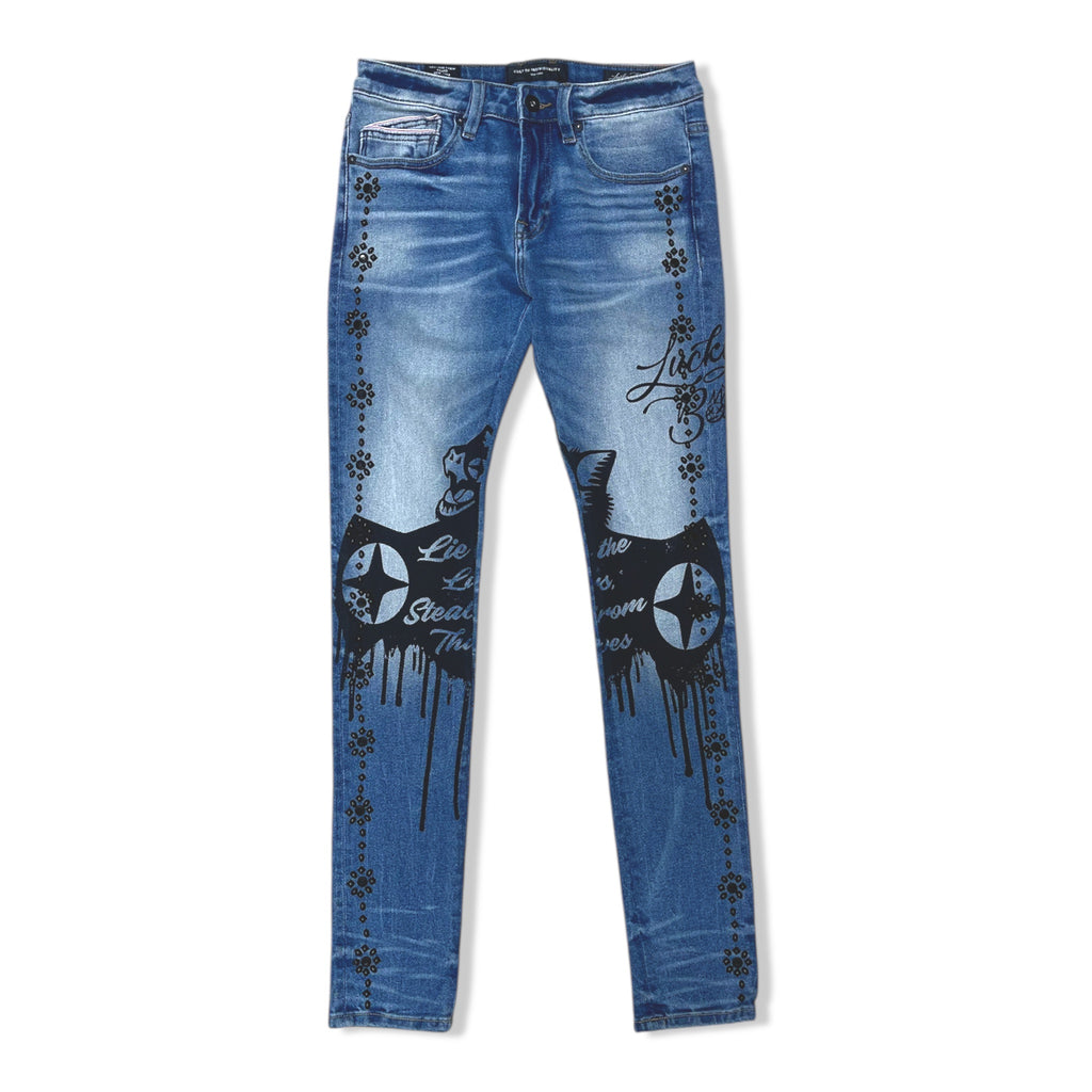 Cult acid skinny denims