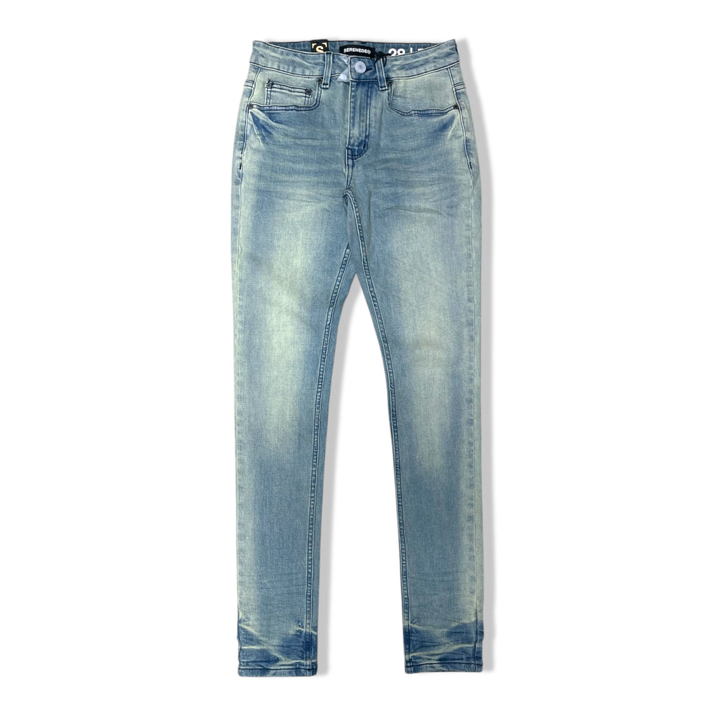 Serenede espresso fitted denims