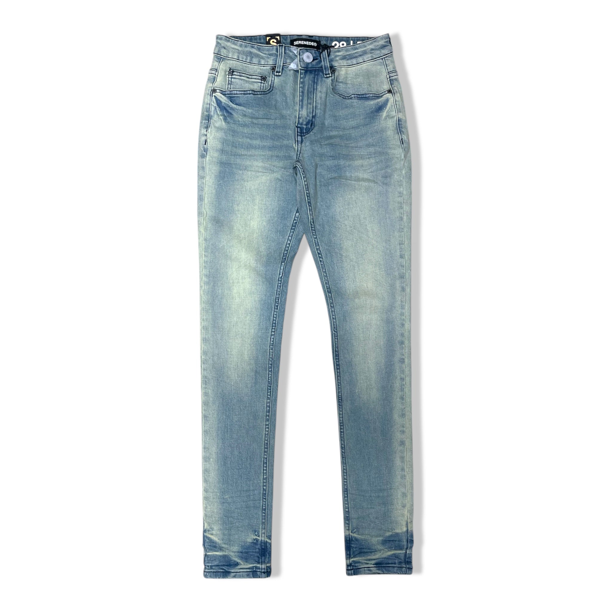 Serenede espresso fitted denims