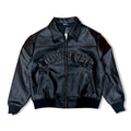 Loiter blk leather jacket