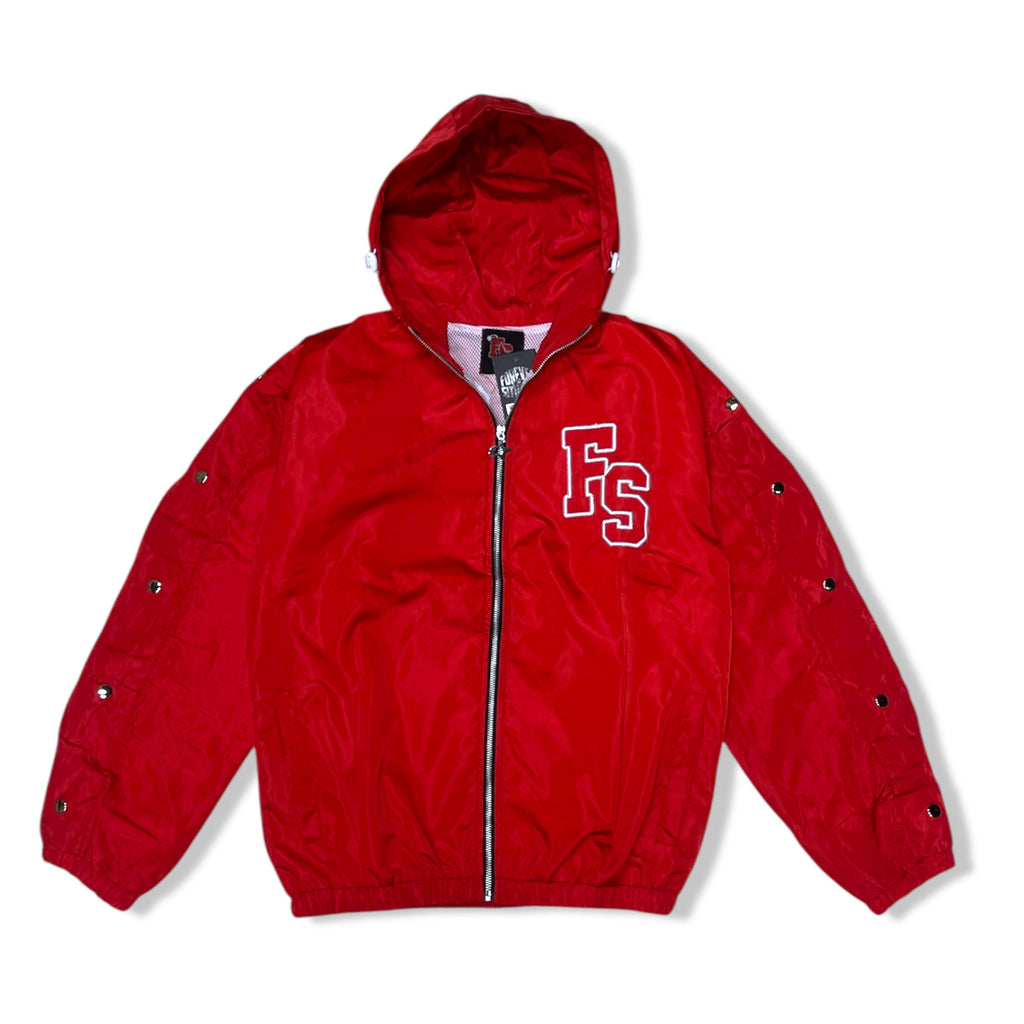 Foreversit red nylon jacket