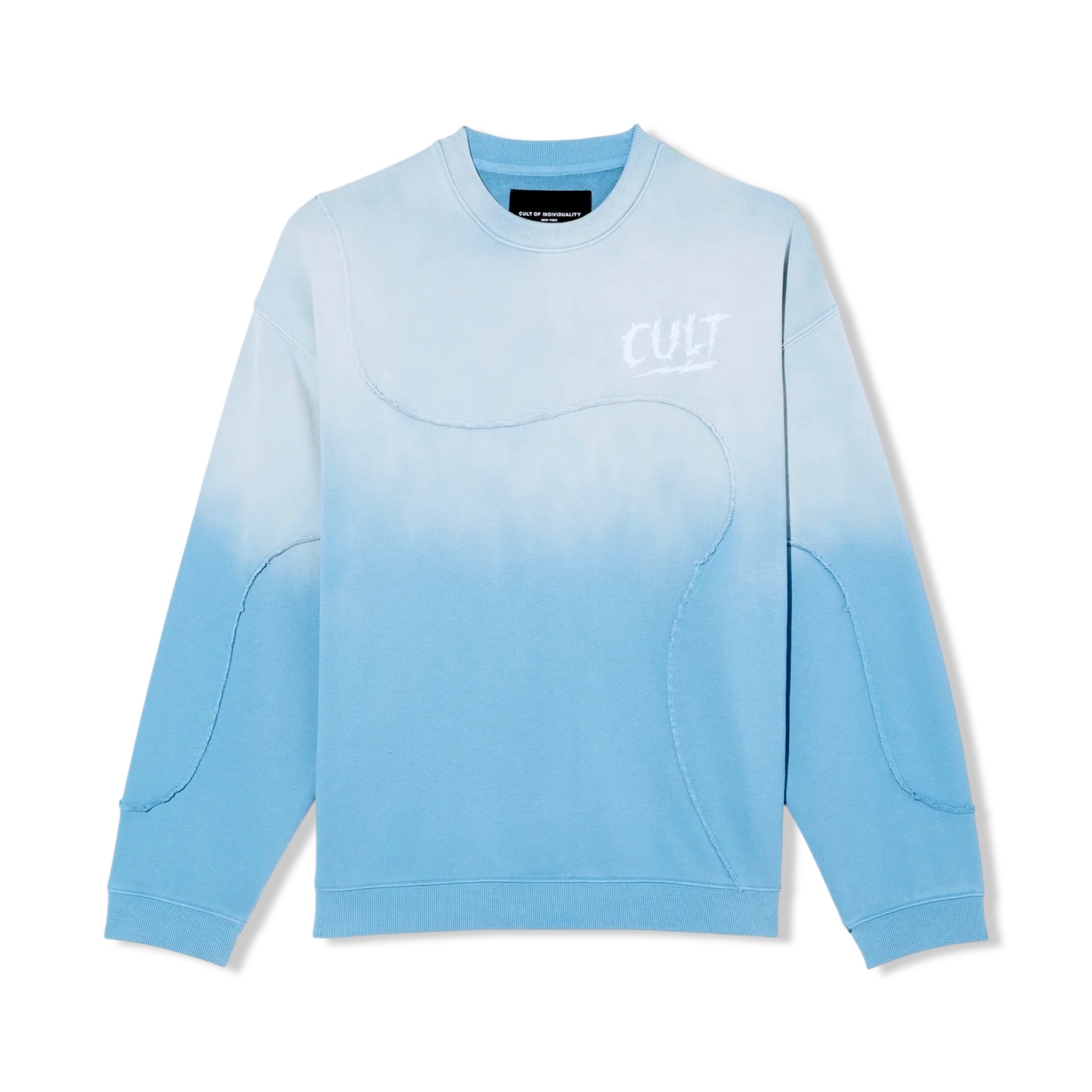 Cult blue steel novelty sweater