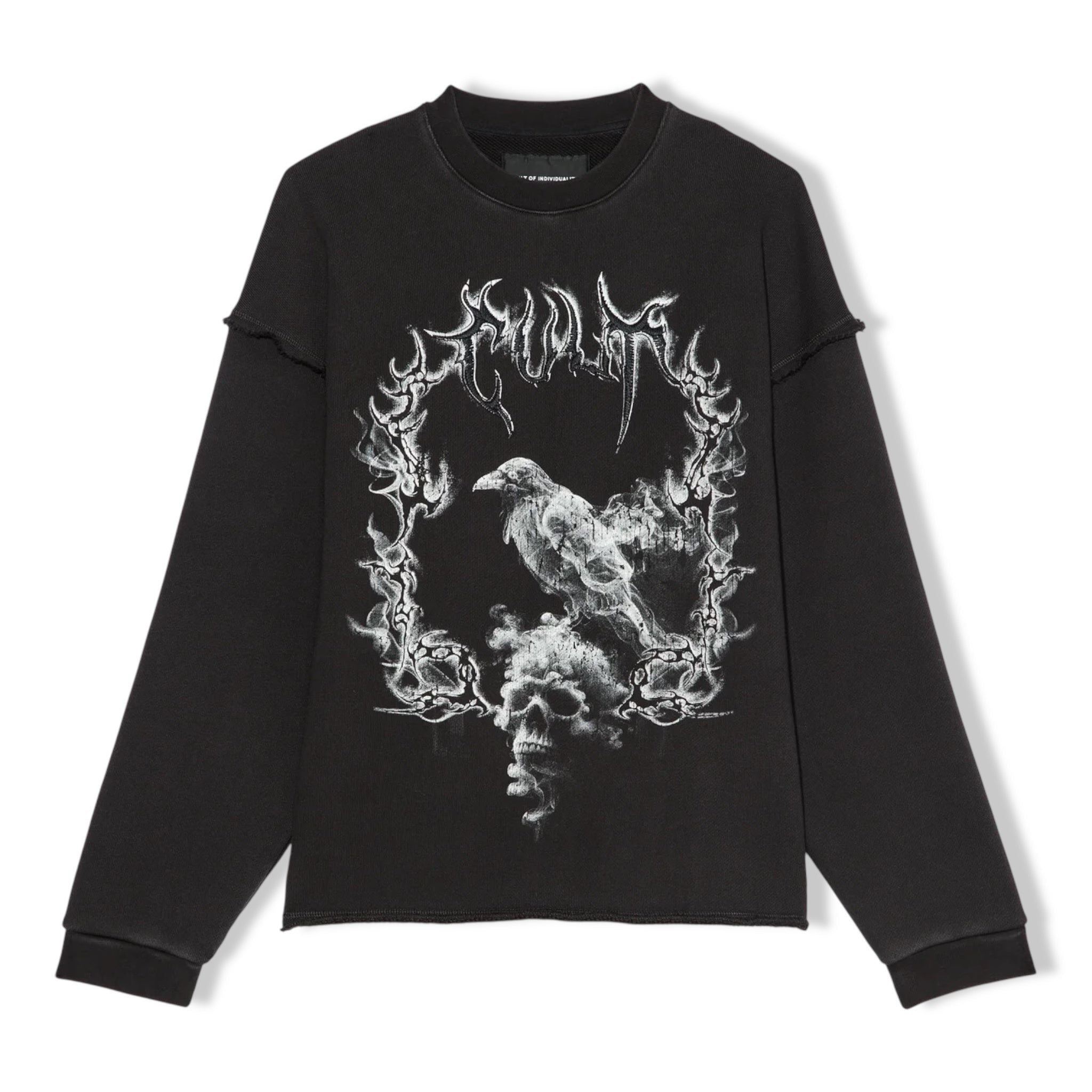 Cult charcoal novelty sweater