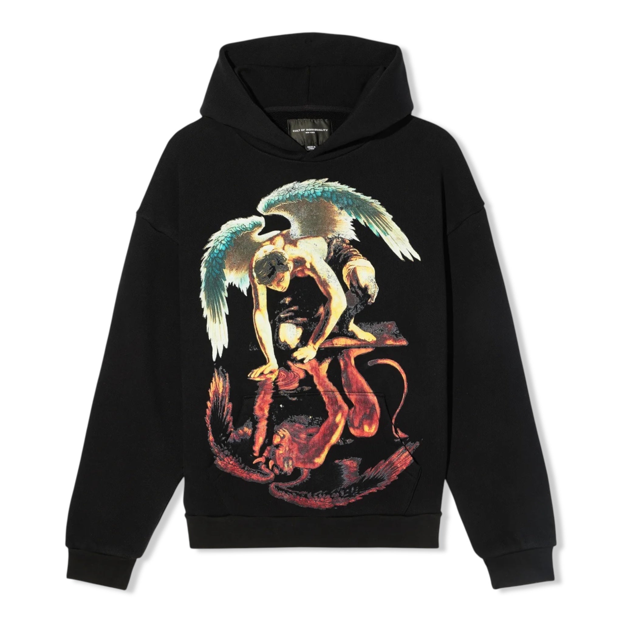 Cult blk novelty repent hoodie