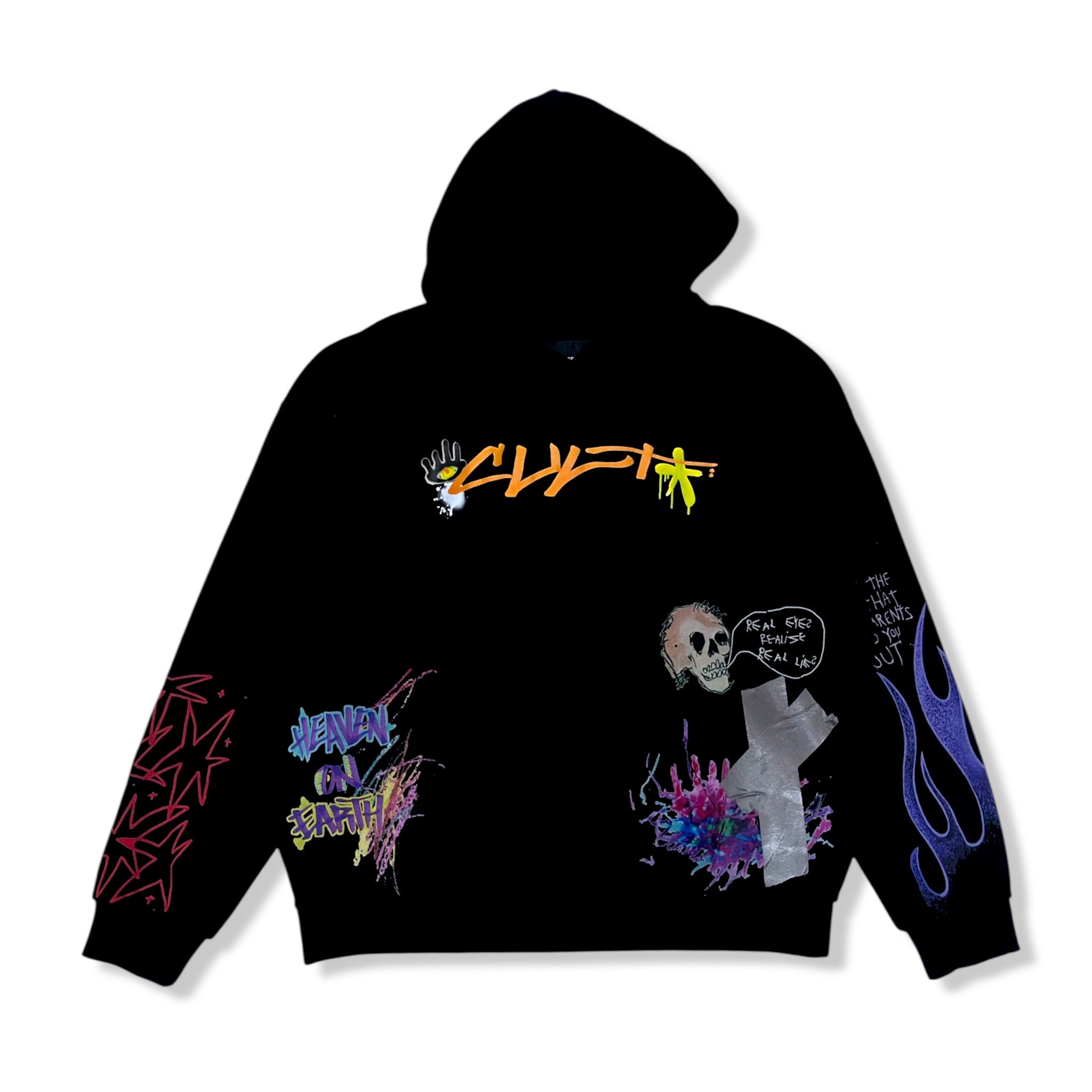 Cult blk novelty hoodie
