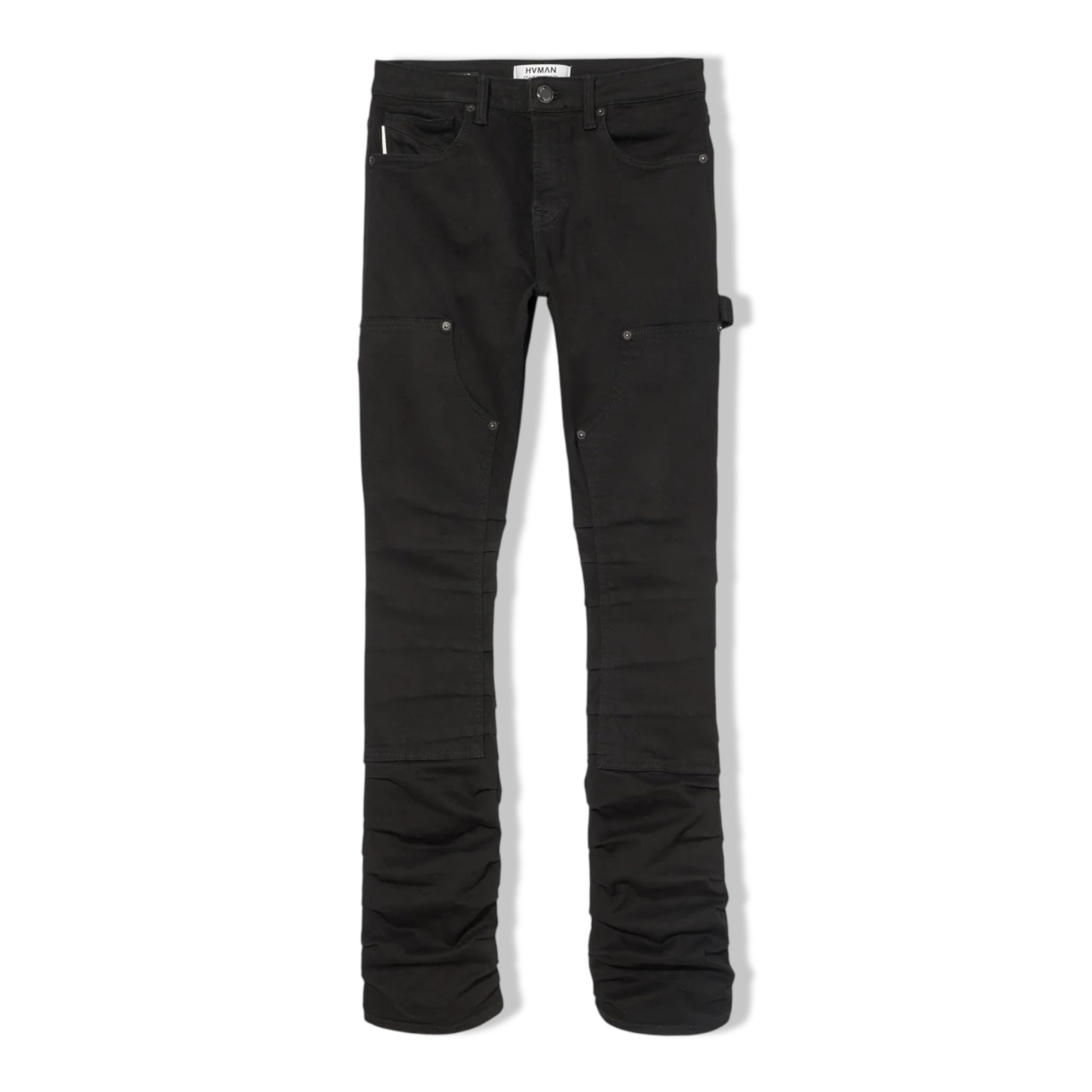 Hvman blk bootcut denims