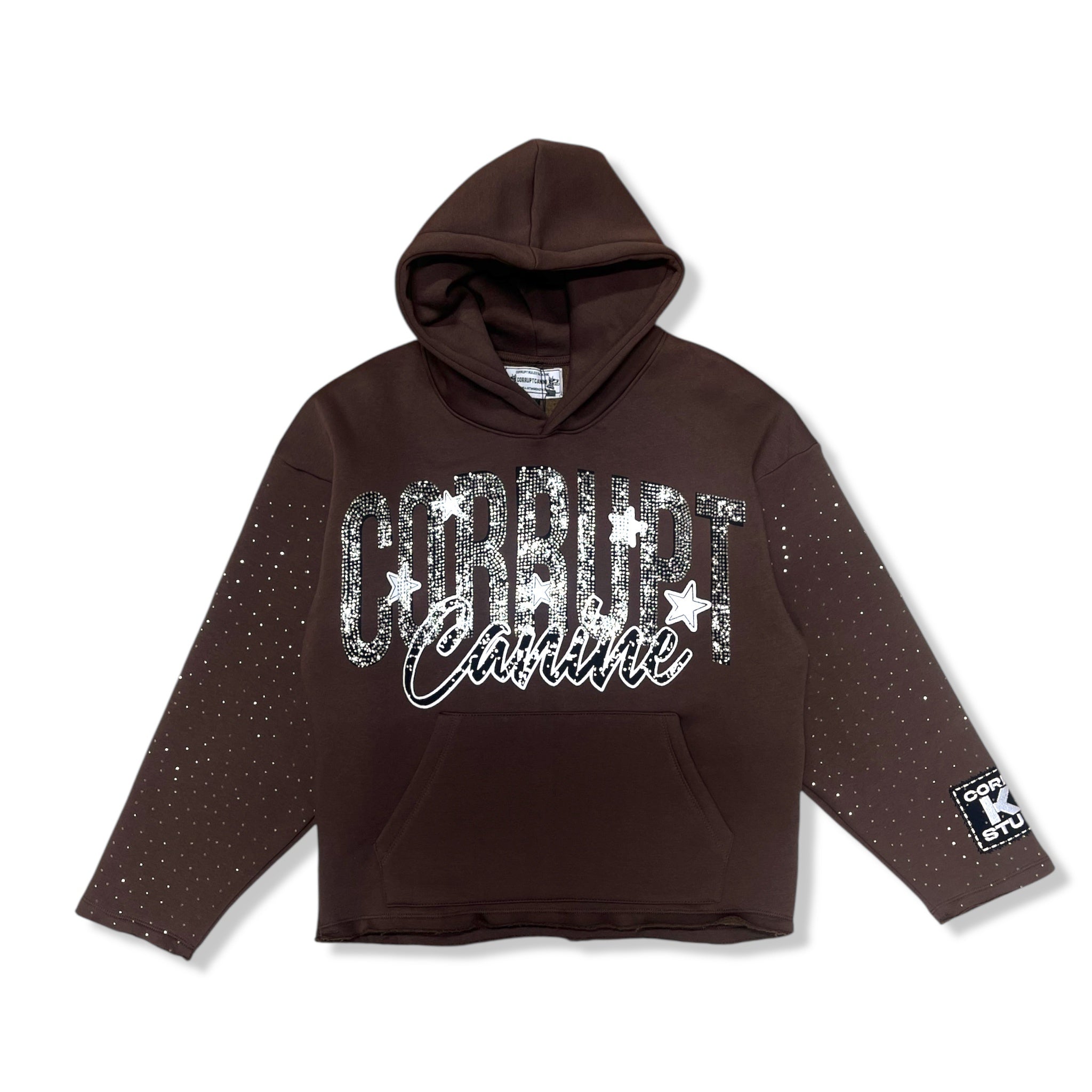 Corruptk brown k9 hoodie