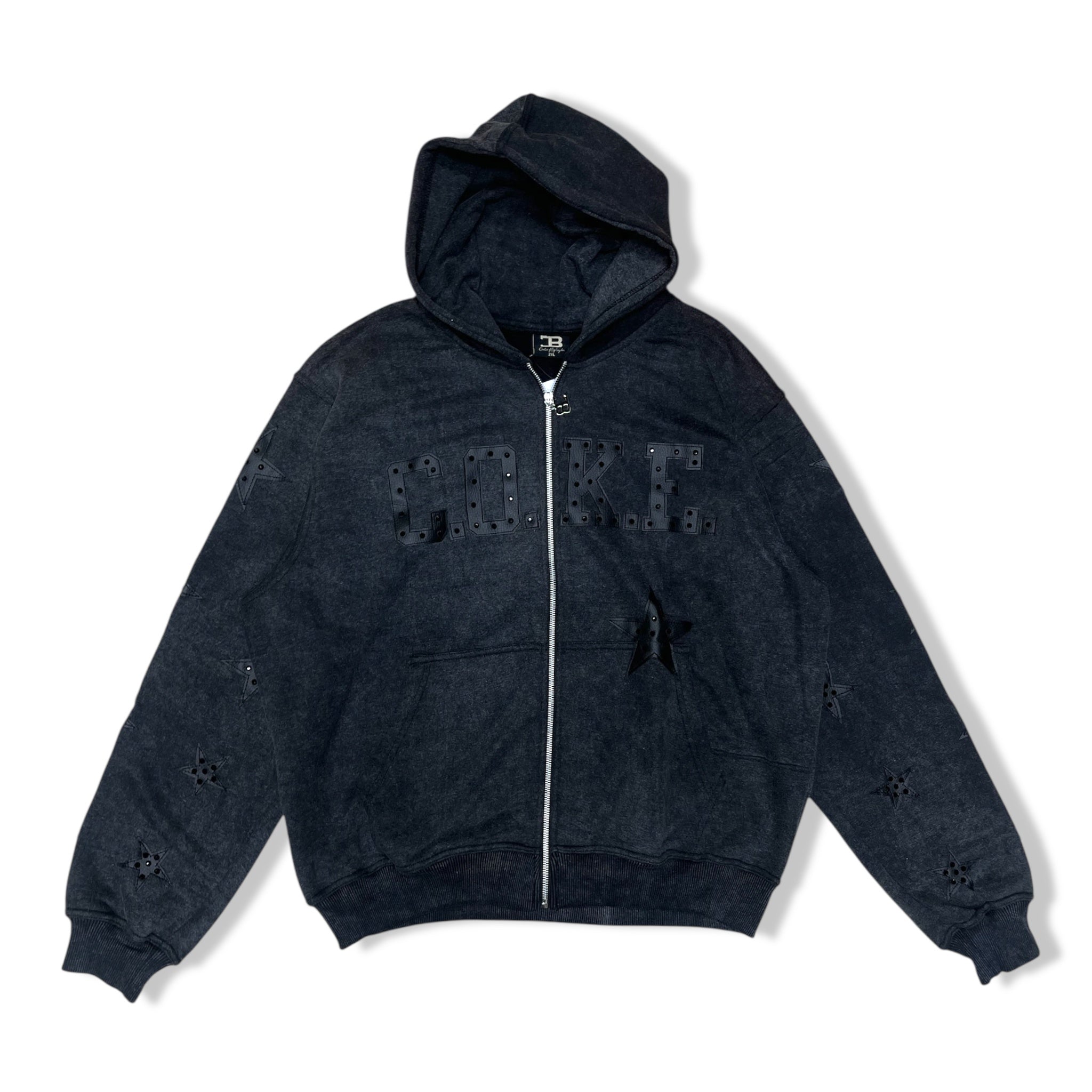 Coke blk stars hoodie