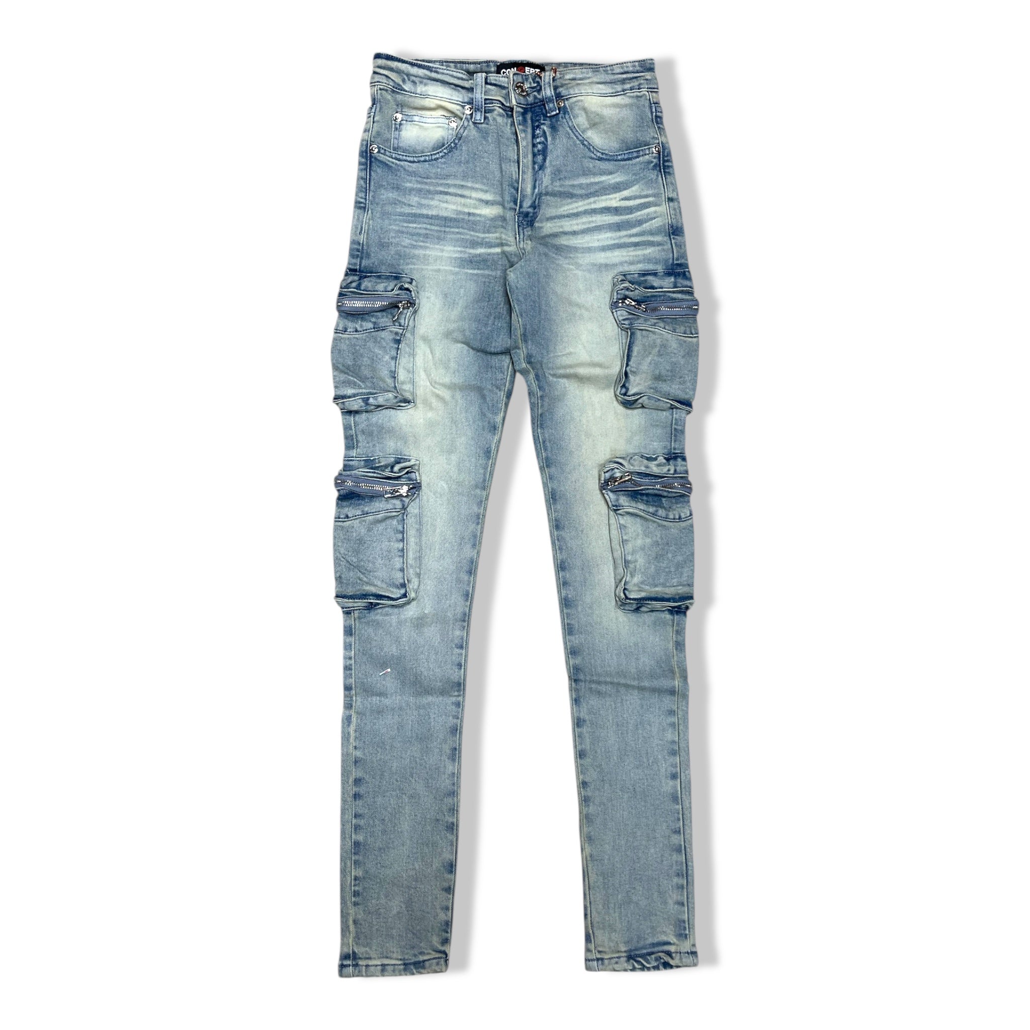 Concept blu dunkirk skinny denims