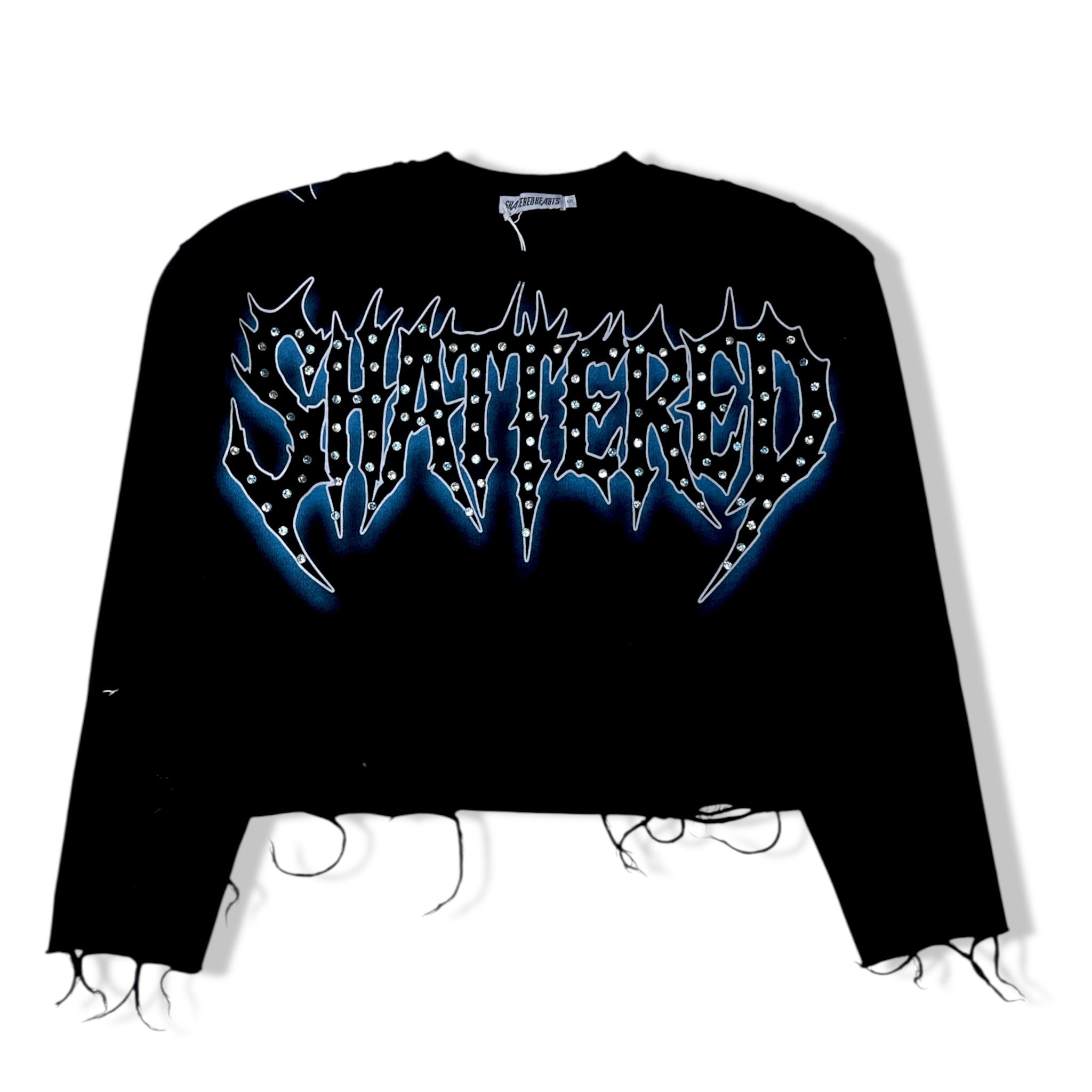 Shattered blk logo sweater