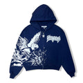 Shattered navy feeling hoodie