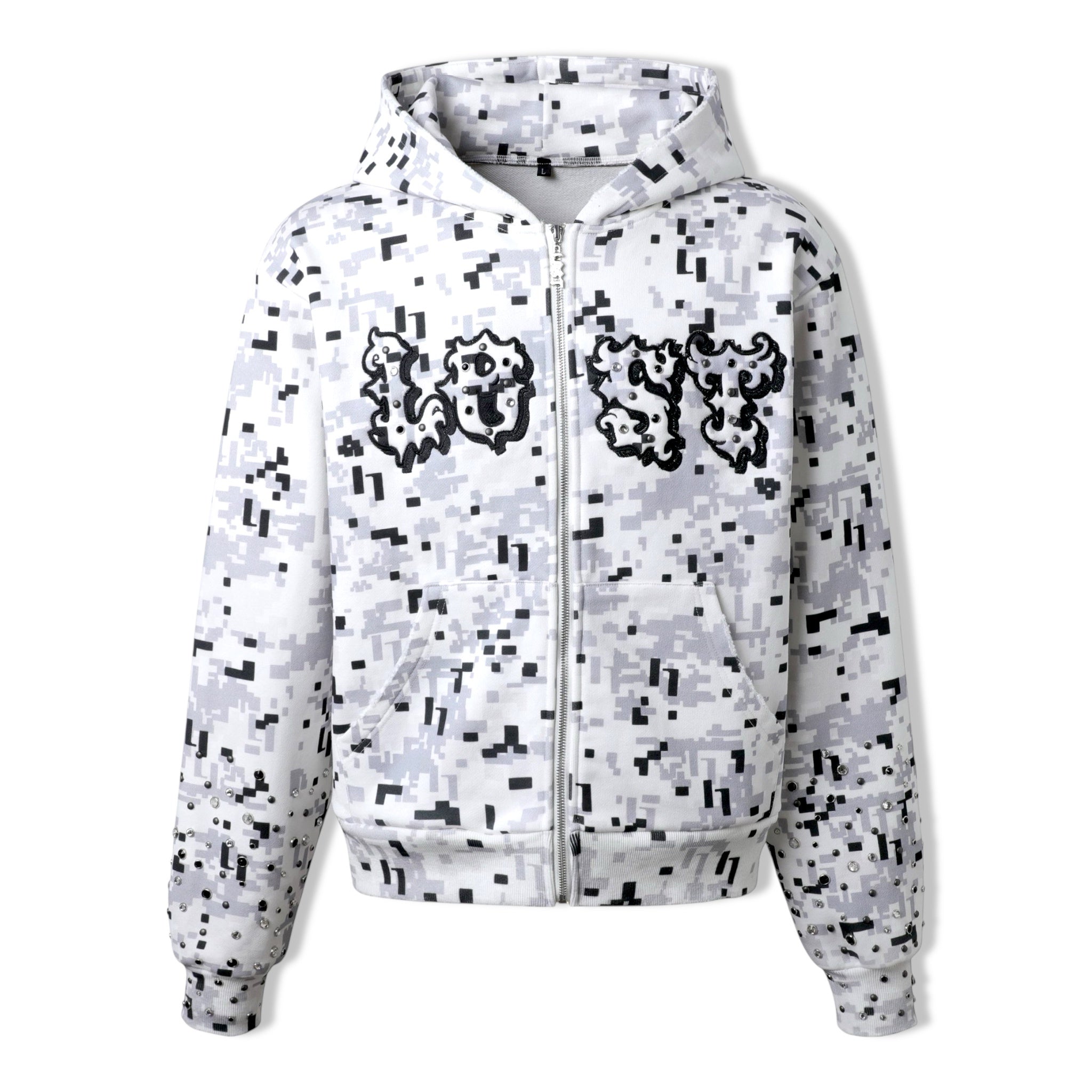 Lostintric wht digi hoodie