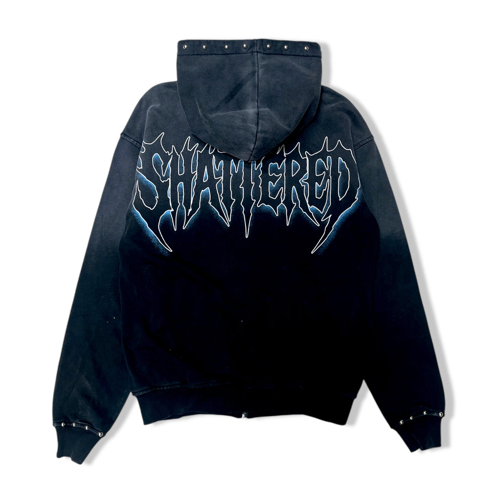 Shattered blk anxiety hoodie