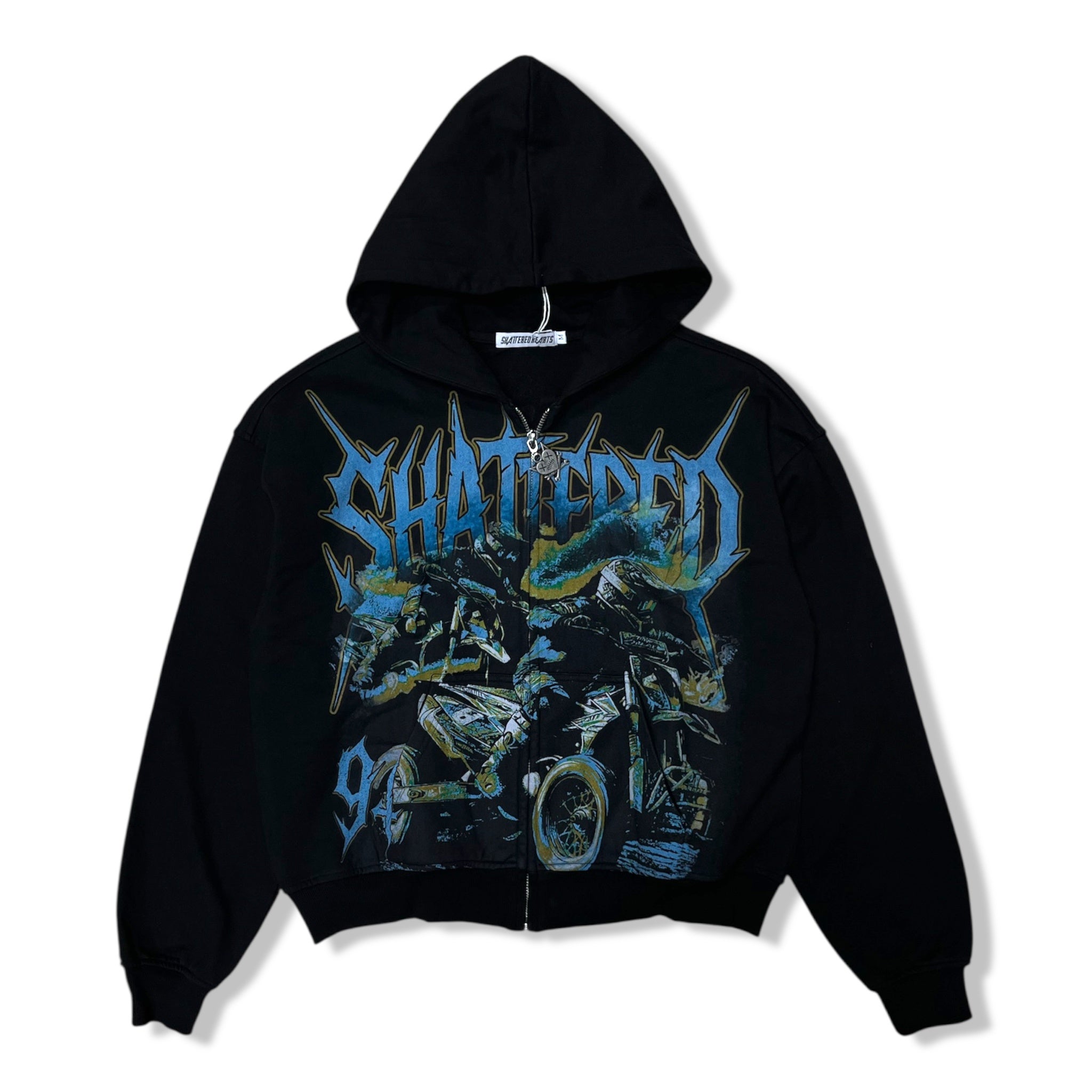 Shattered blk sport club hoodie