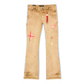 cult khaki canvas bootcut denims