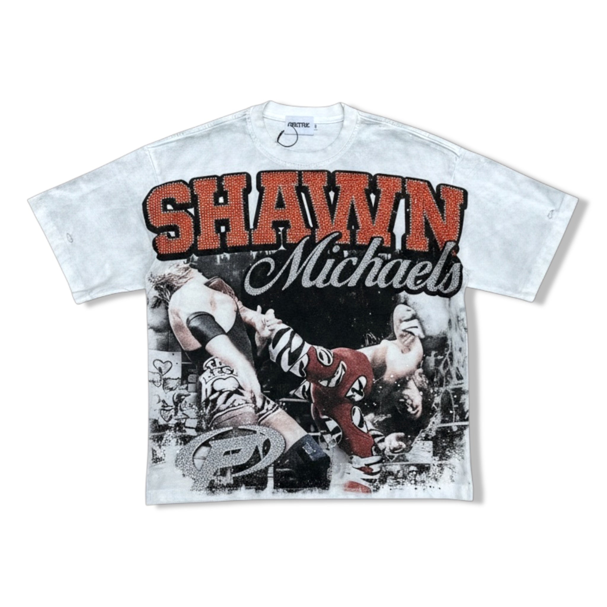 prestige wht heart break shirt