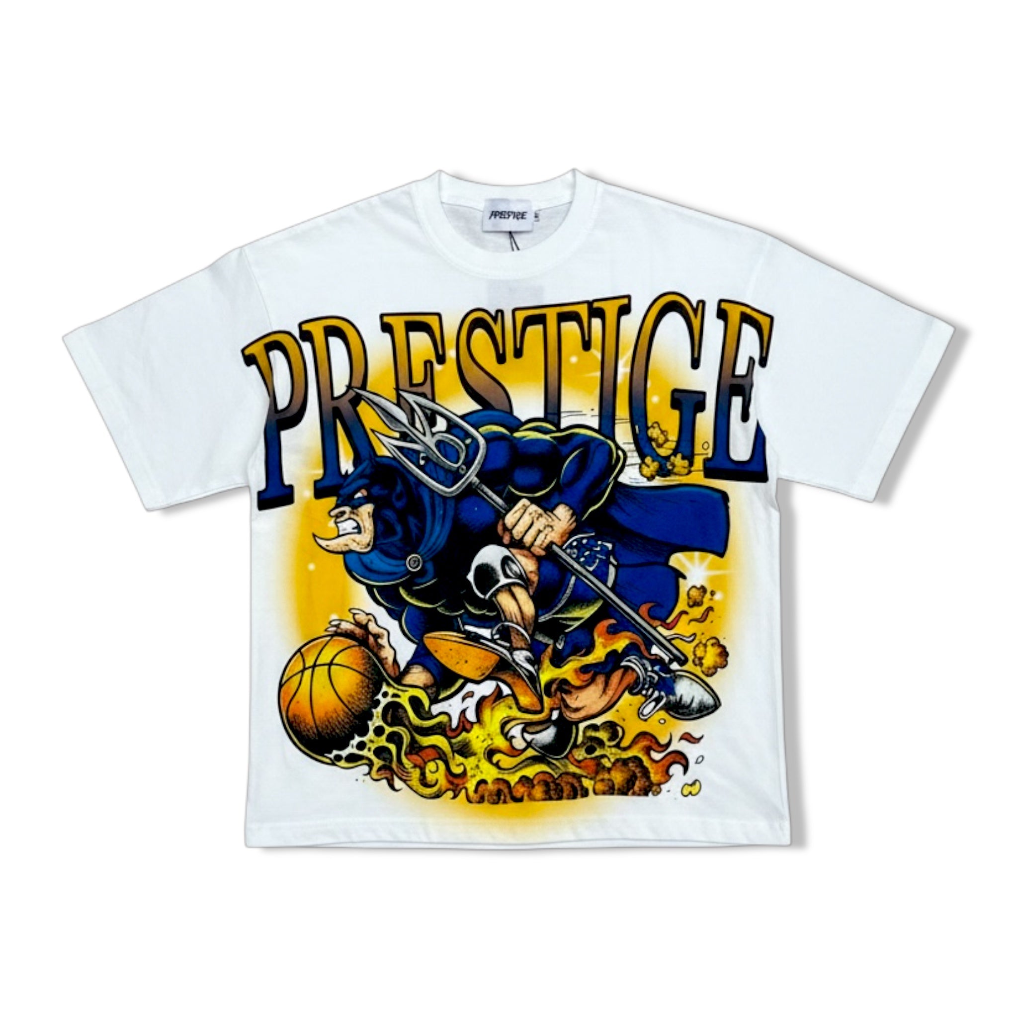 prestige wht raiders basket shirt